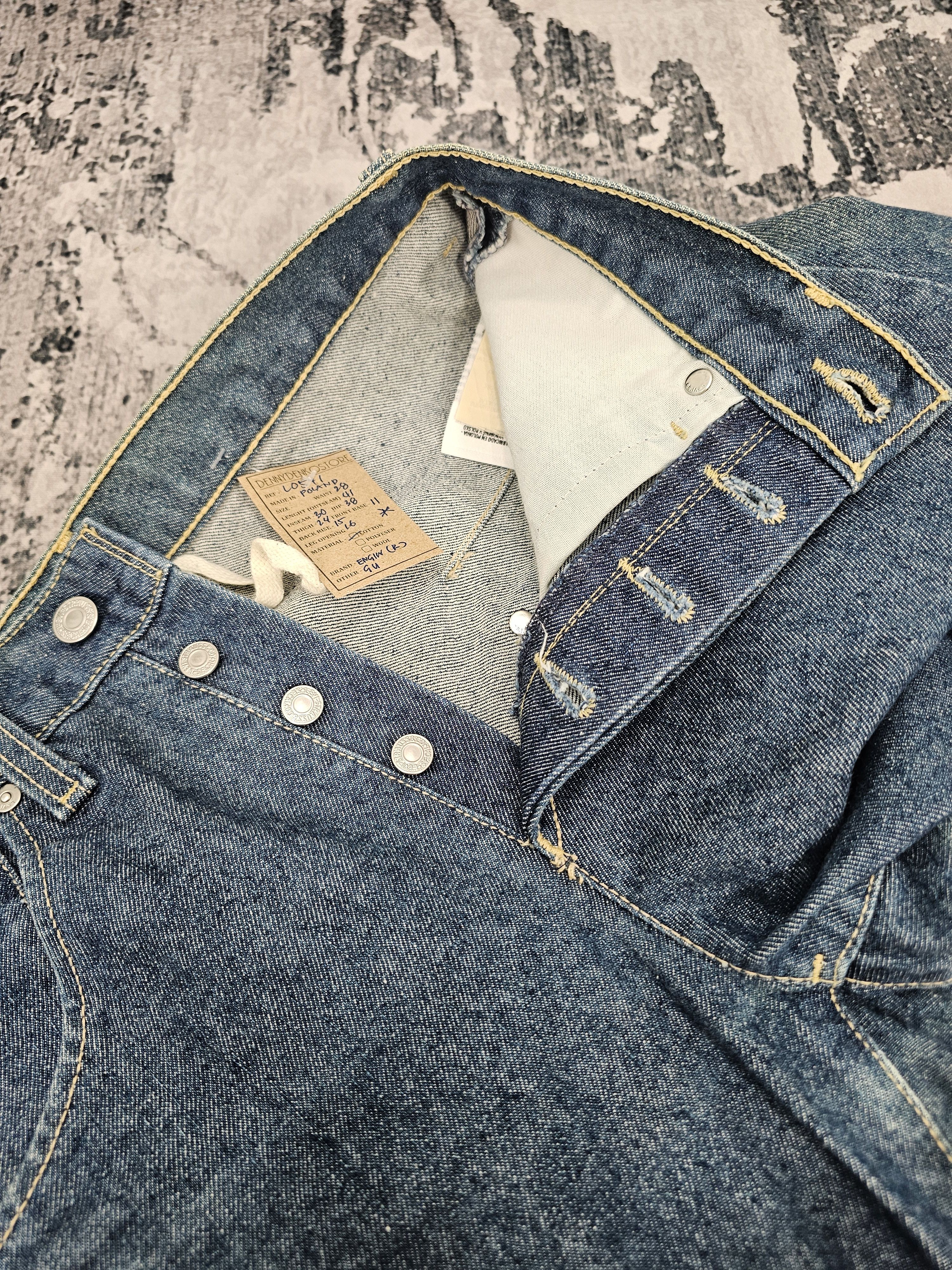 Levi's Vintage Clothing Vtg LEVIS Engineered Regular Cut Twisted Faded Jeans L0541 Size US 28 / EU 44 - 9 Thumbnail