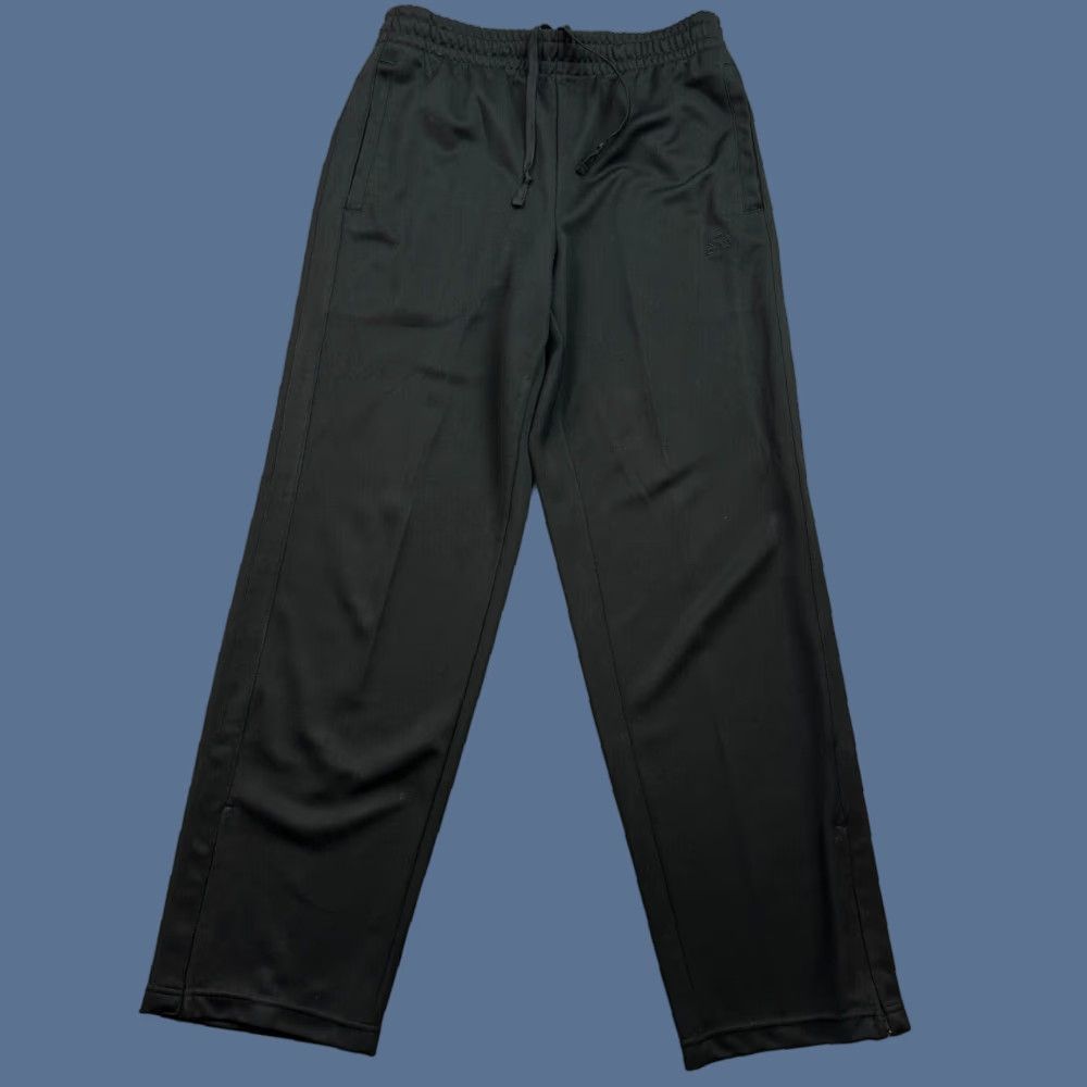 Starter VINTAGE Starter Track Pants Mens Small Black Embroidered Logo Ankle Zip Y2K Size US 29 - 1 Thumbnail