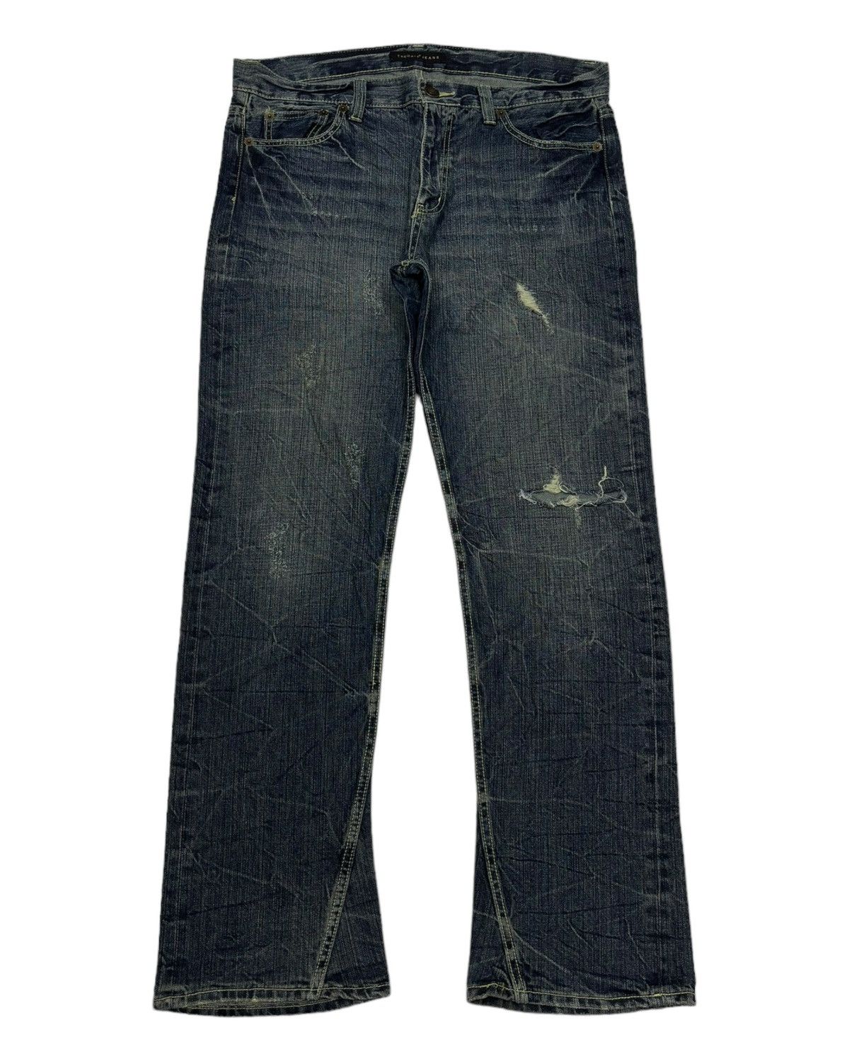 Hysteric Glamour × Japanese Brand × Vintage VINTAGE THEORIA JEANS DISTRESS HYSTERIC GLAMOUR STYLE DENIM Size US 37 - 1 Thumbnail