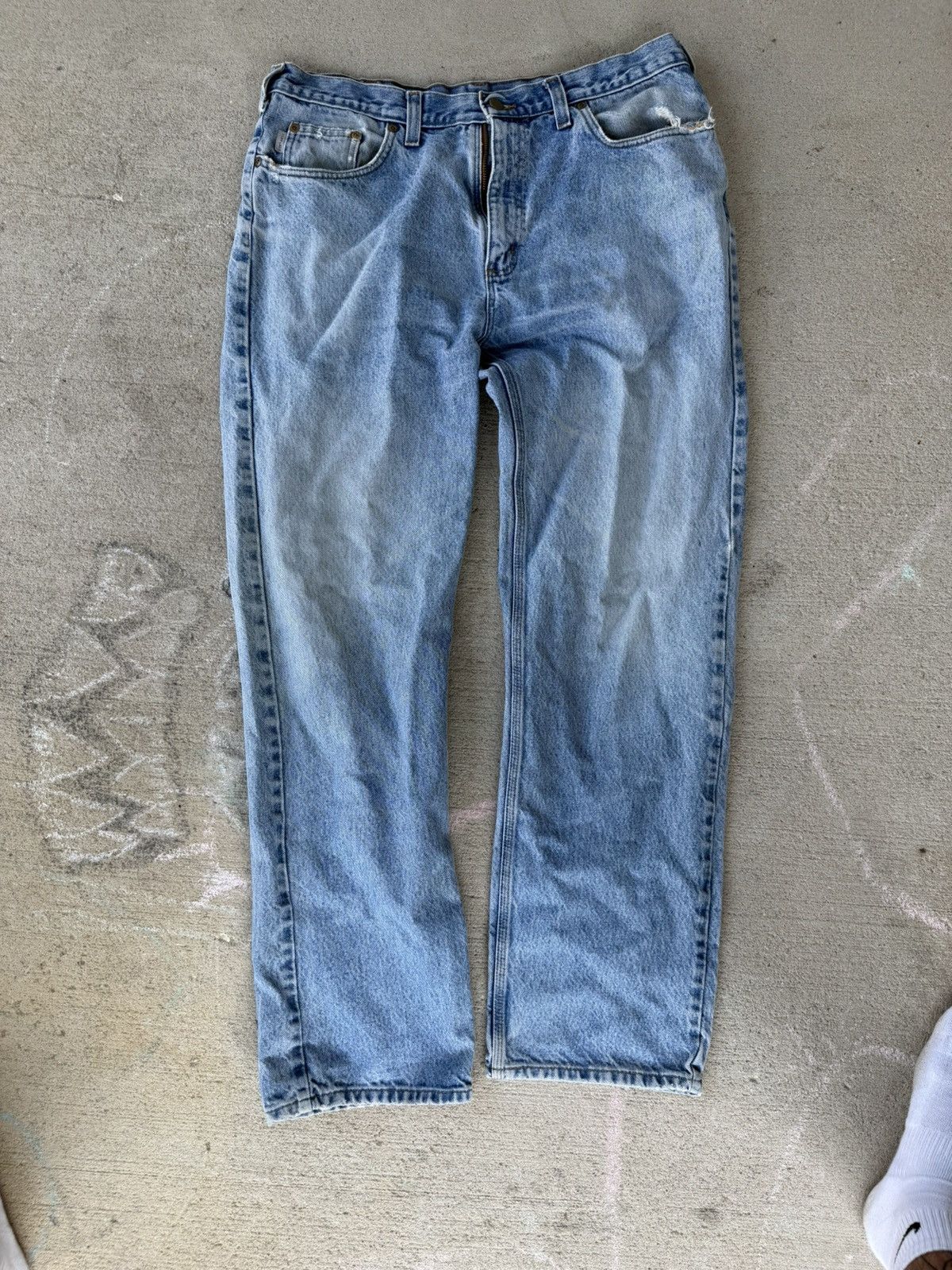 Carhartt Vintage Carharrt B460 LVB Relaxed Fit Denim Jeans Size US 38 / EU 54 - 2 Thumbnail