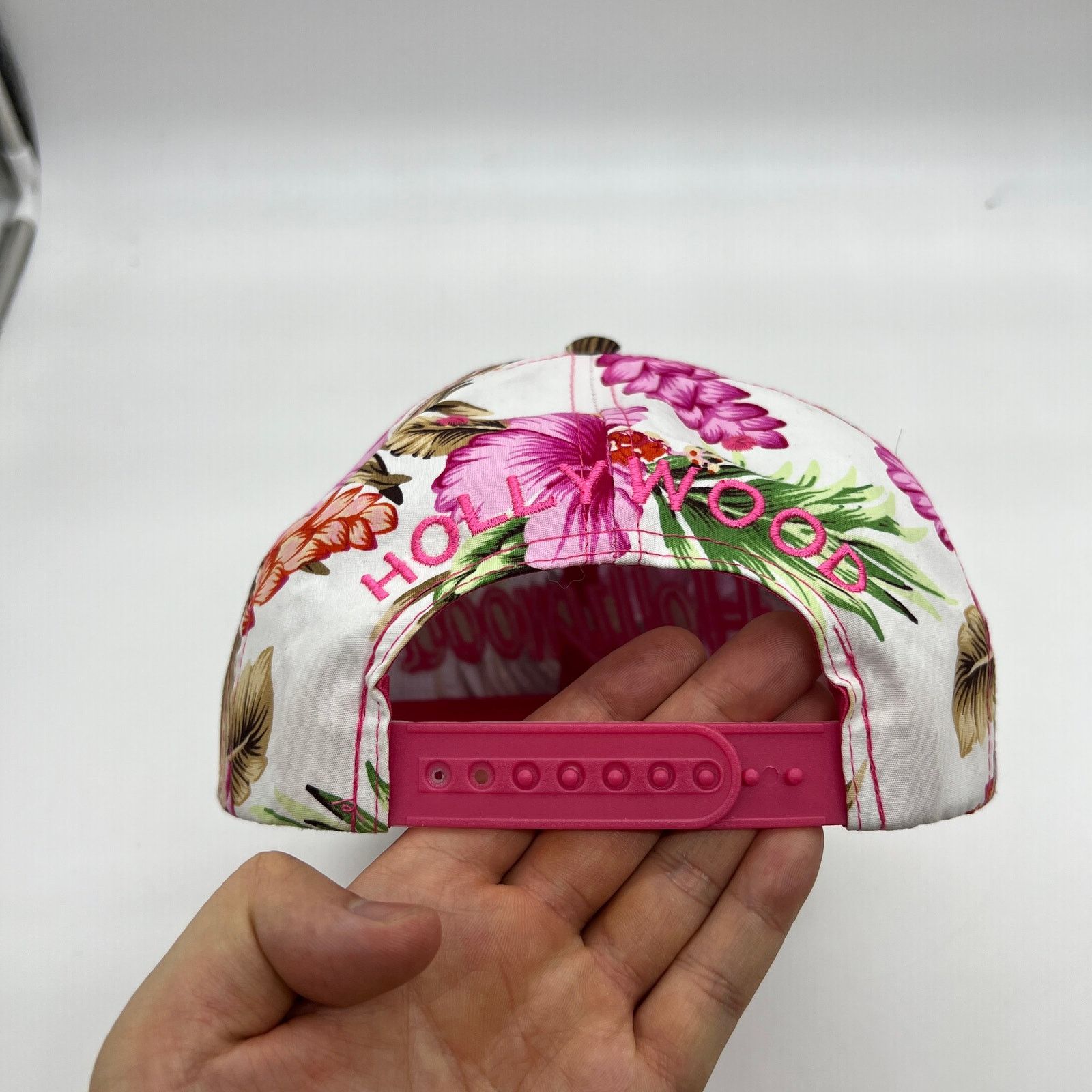 Other Hollywood Women's Pink Floral Hat Snapback Tropical Caps Size ONE SIZE - 9 Thumbnail