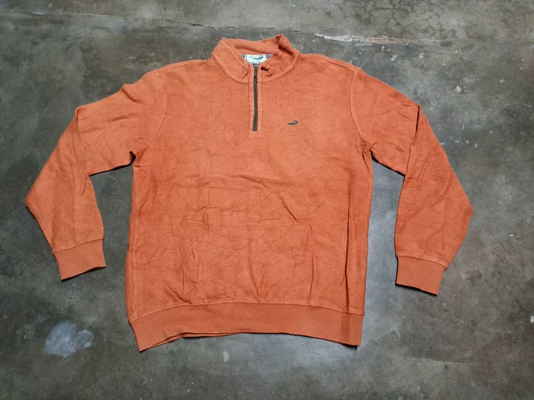 Japanese Brand Crocodile half zip Sweatshirt Size US L / EU 52-54 / 3 - 1 Thumbnail