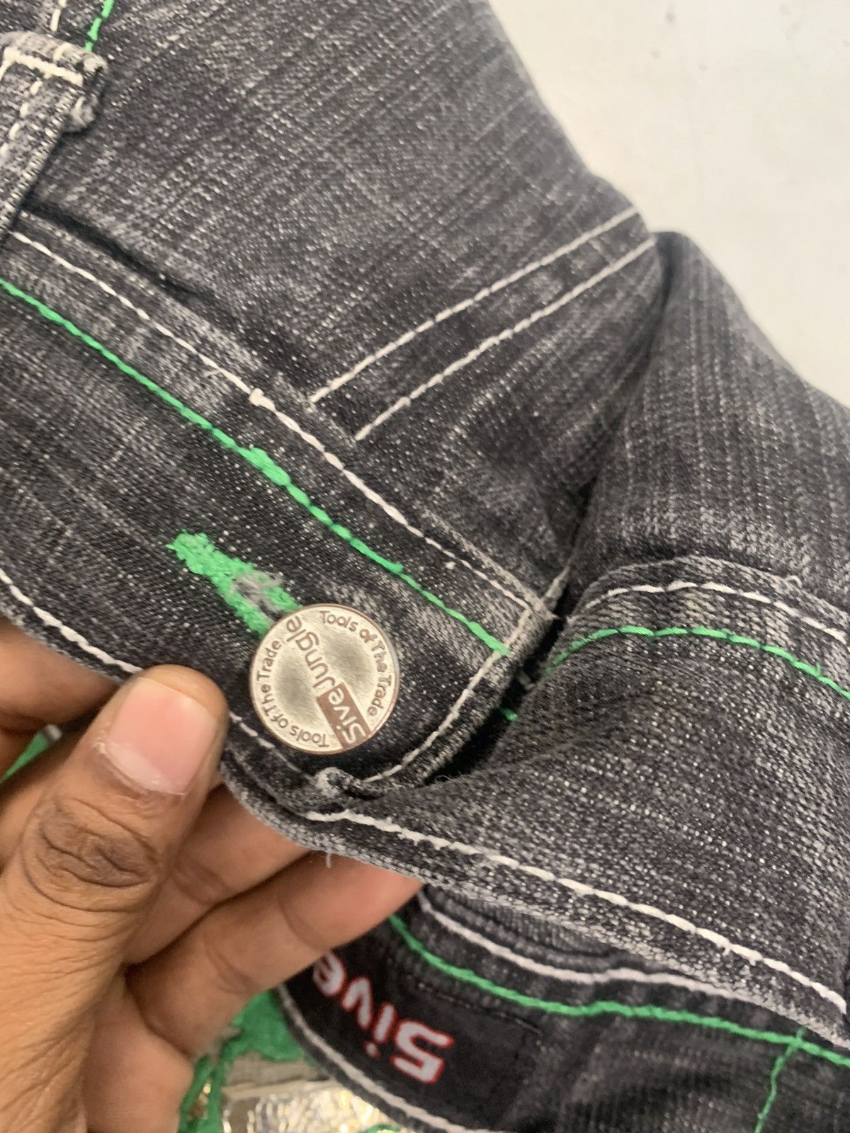 Southpole Vintage 5ive jungle & co. Y2K baggy fit denim Size US 38 / EU 54 - 7 Thumbnail