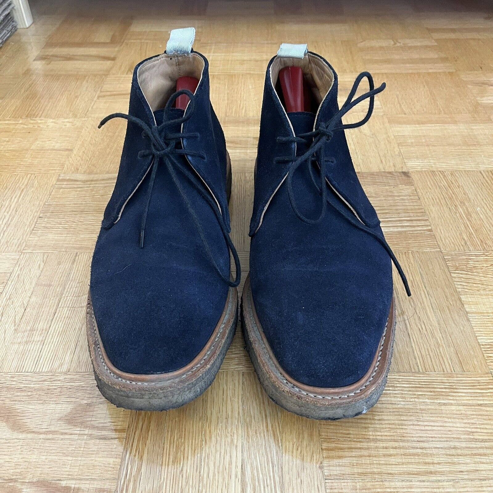 Mark McNairy Mark McNairy New Amsterdam Blue suede chukka boots crepe Size US 9 / EU 42 - 2 Thumbnail