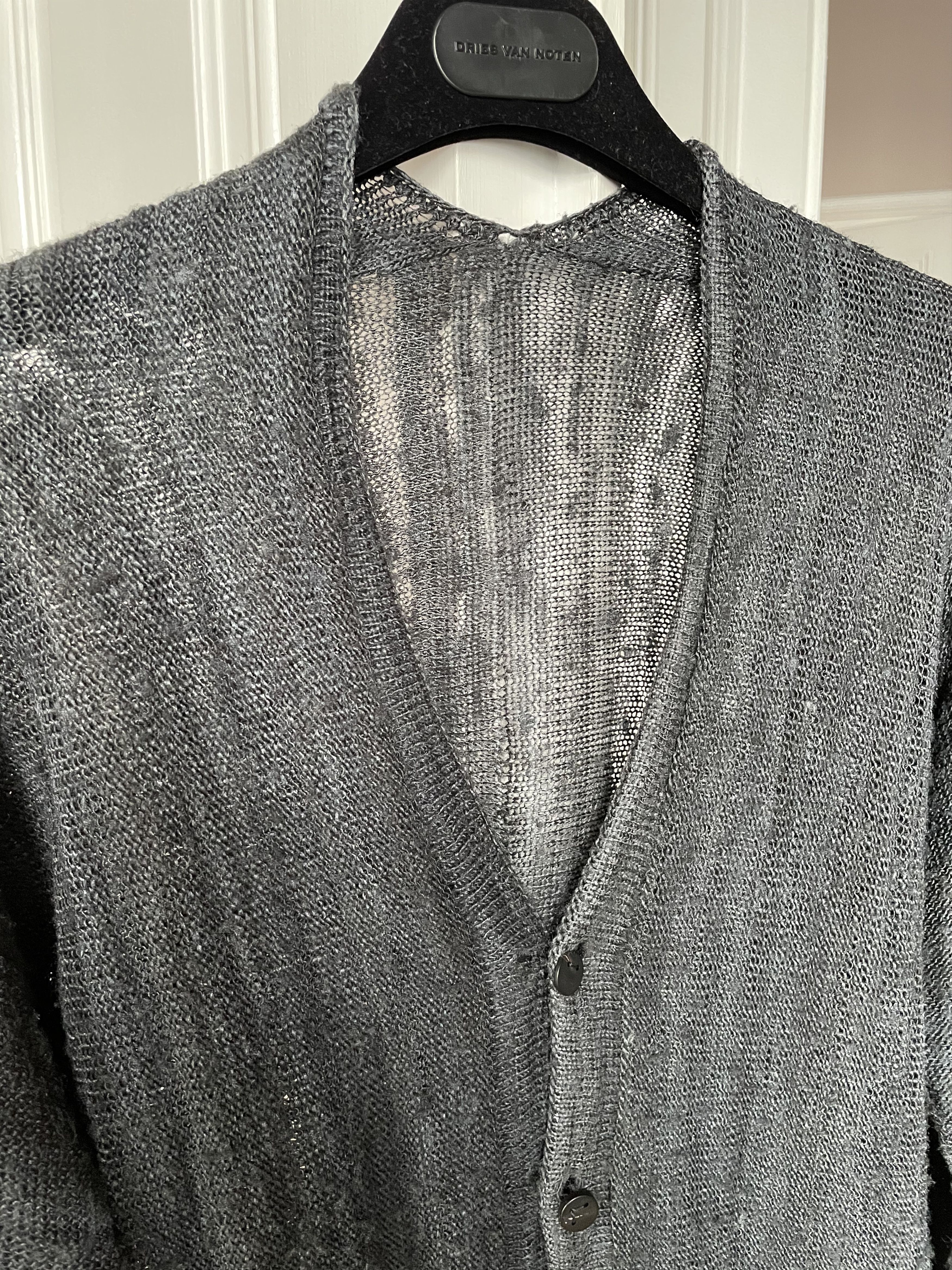 Label Under Construction LABEL UNDER CONSTRUCTION HANDSPUN SILK CARDIGAN SIZE-M Size US M / EU 48-50 / 2 - 3 Thumbnail