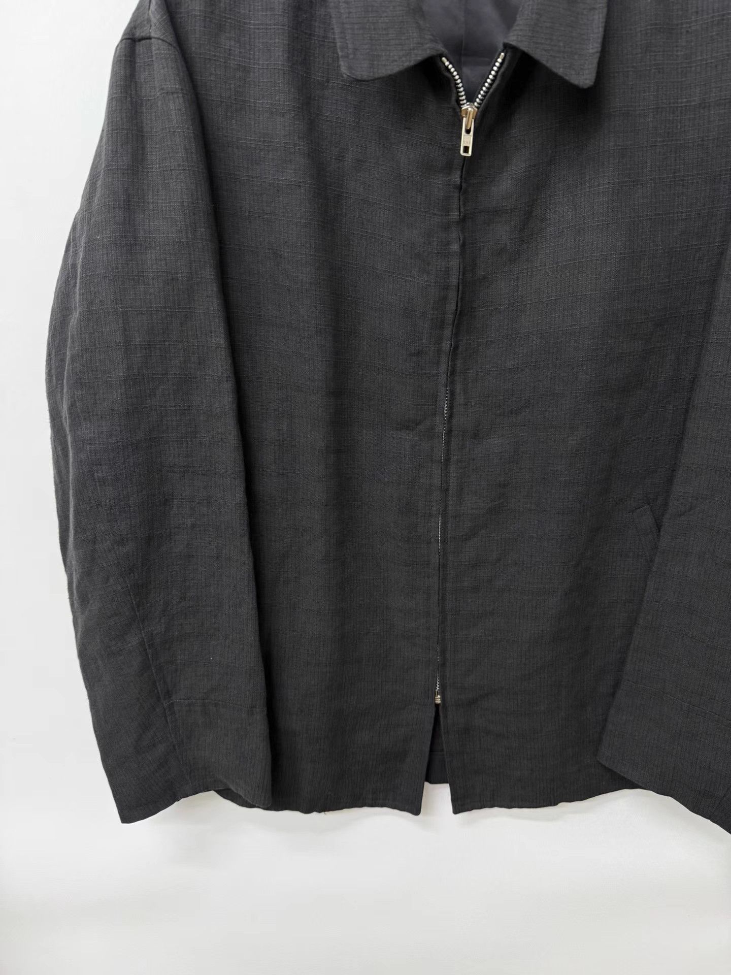 Yohji Yamamoto Yohji Yamamoto Y's for men Linen Texture Lapel Jacket K20 Size US L / EU 52-54 / 3 - 4 Thumbnail