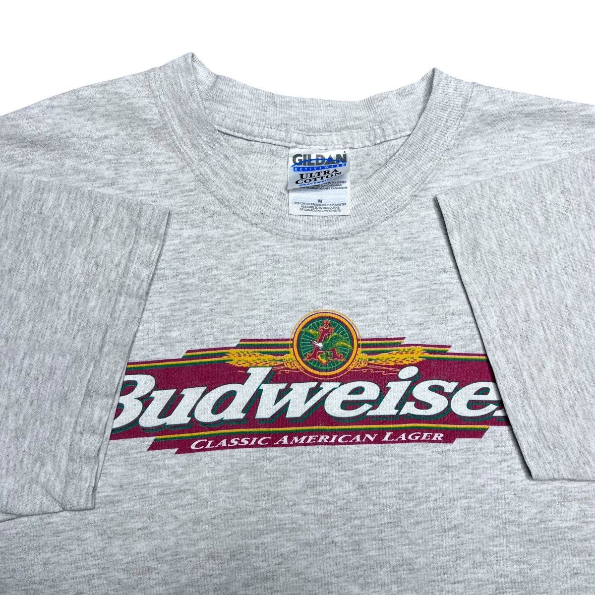 Gildan Vintage 1998 Budweiser Drinking Louie Lizard Beer Bottle Tee Size US M / EU 48-50 / 2 - 3 Thumbnail