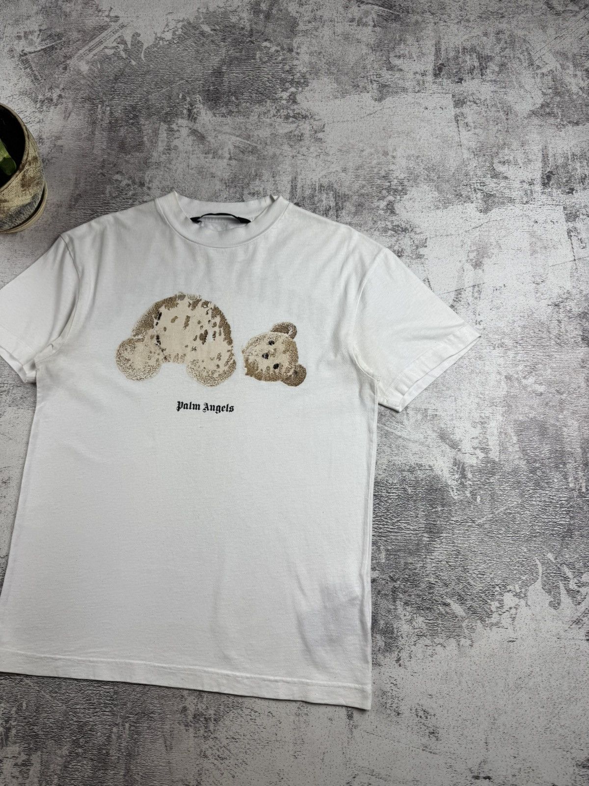 Palm Angels Palm Angles Kill Teddy Bear Print Authentic White Men’s Small T Shirt Tee Jersey Size US S / EU 44-46 / 1 - 4 Thumbnail