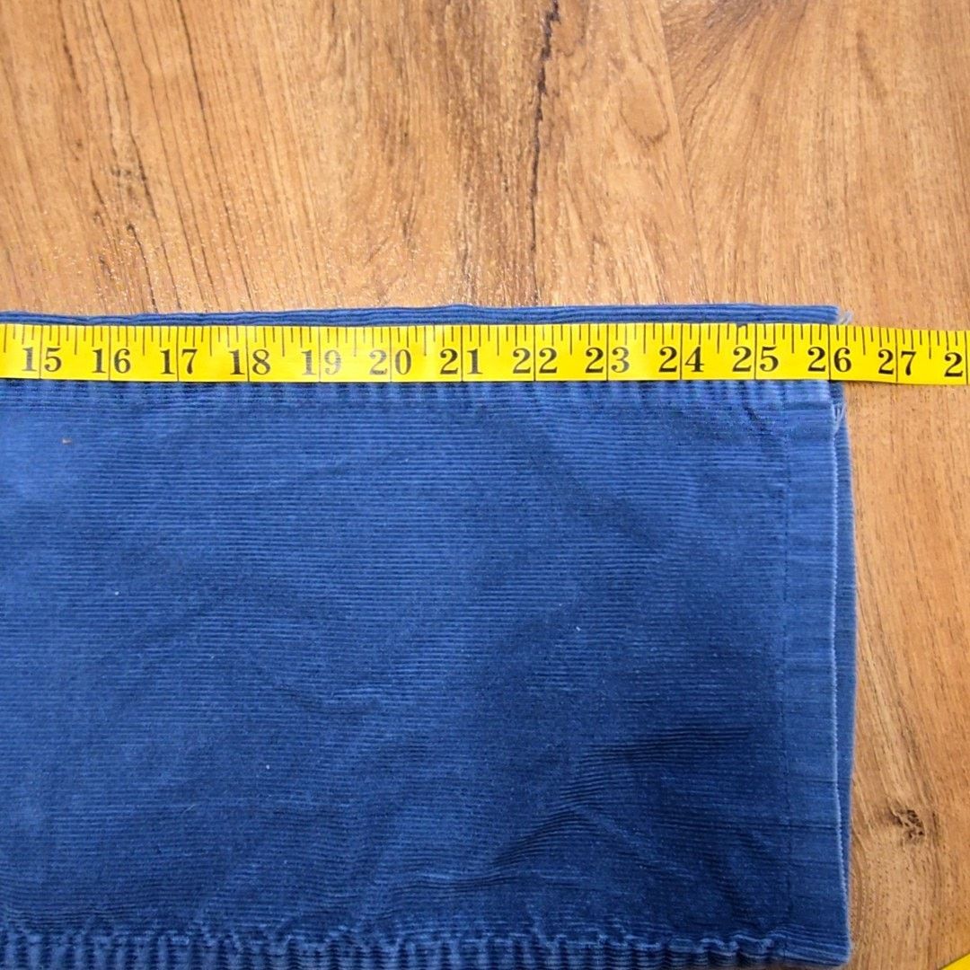 Vintage Vintage Dakota Corduroy Pants Blue Straight Leg W36 70s Size US 36 / EU 52 - 14 Thumbnail