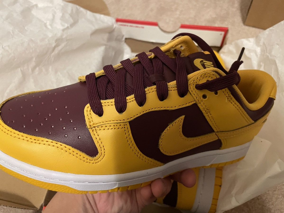 Nike Nike Dunk Low Arizona State / university gold Size US 8 / EU 41 - 4 Thumbnail