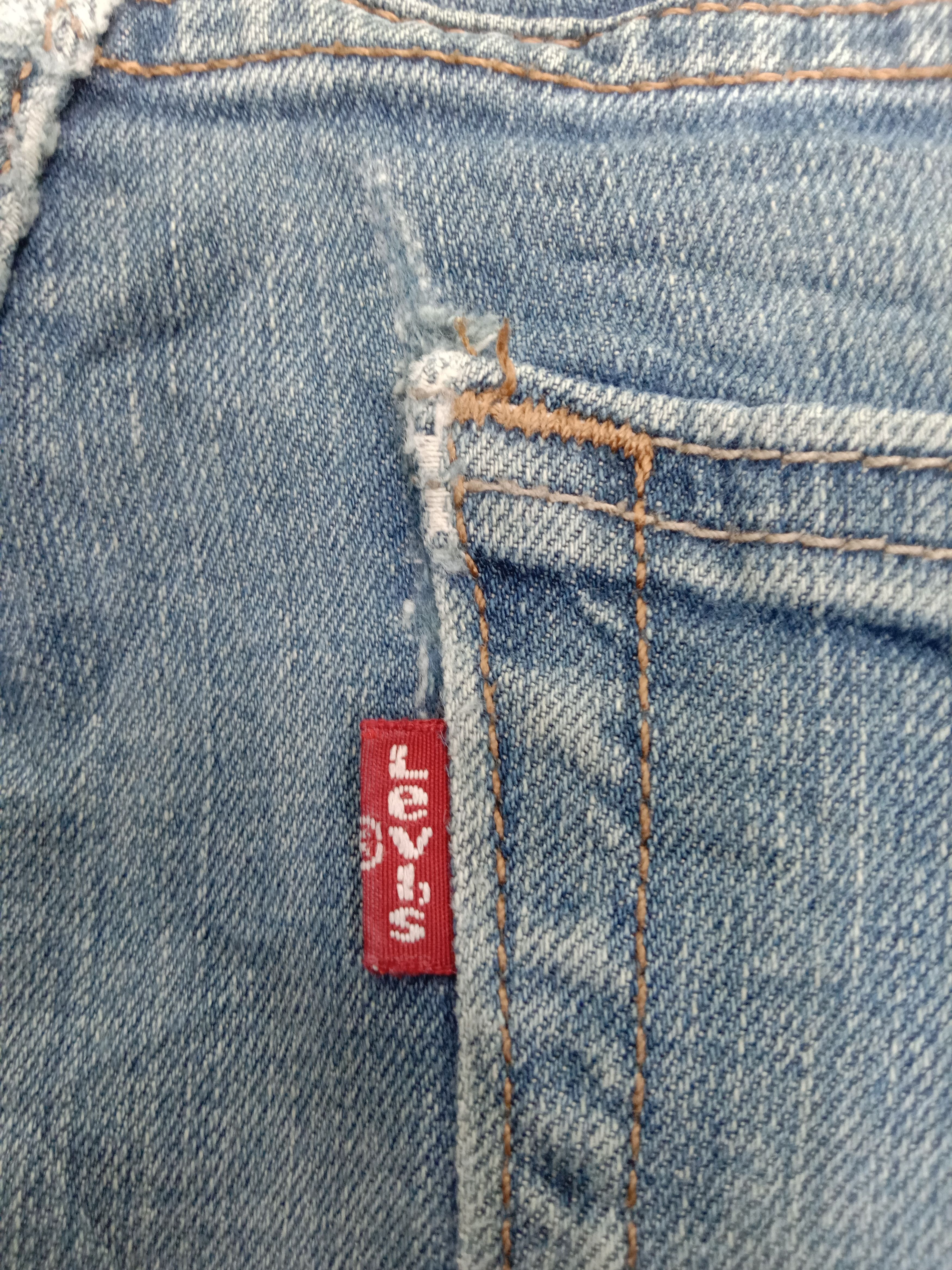 Levi's Vintage Levi's 505 Jeans Regular Fit Distressed Denim Size US 37 - 11 Thumbnail