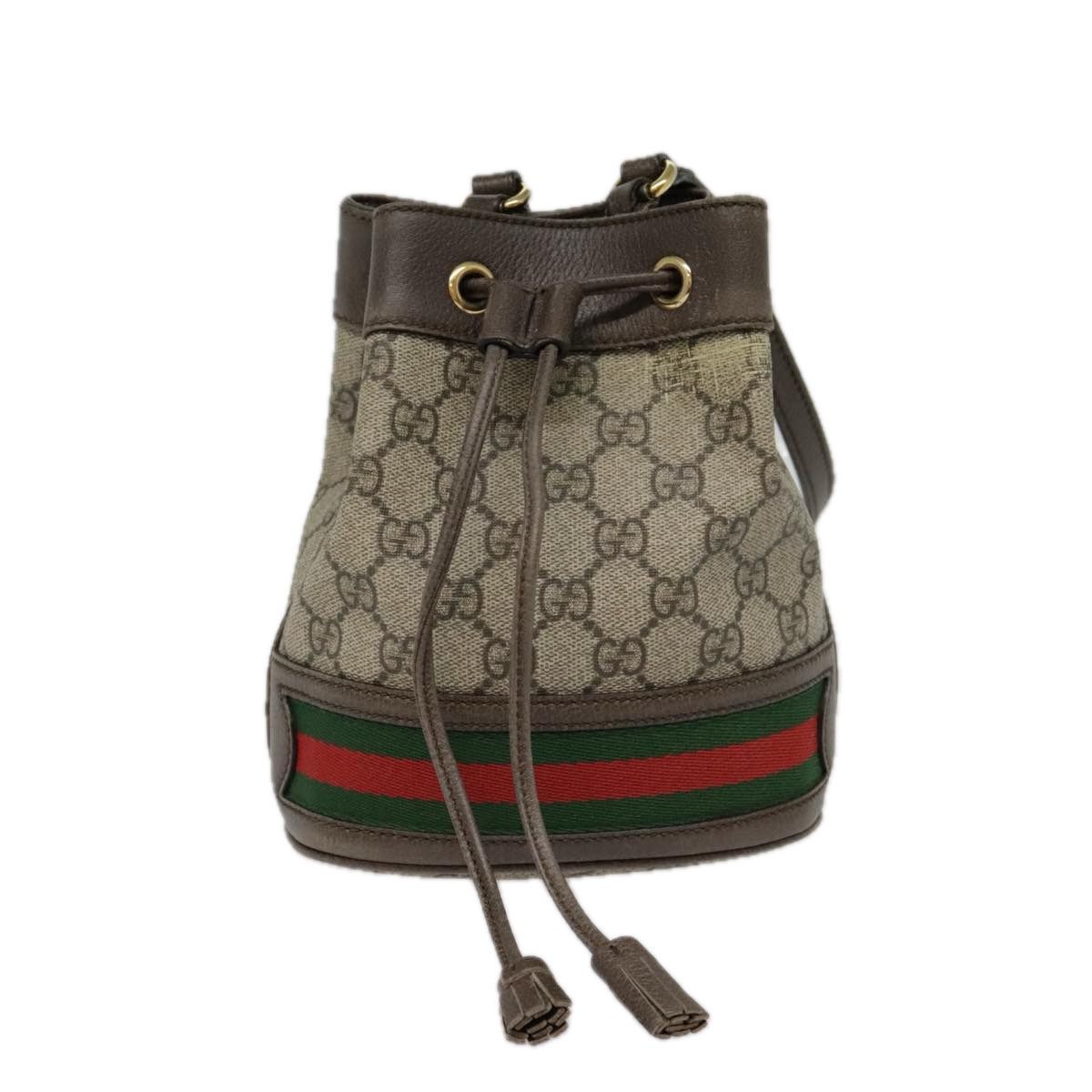 Gucci Beige Canvas Shoulder Bag (Pre-Owned) Size ONE SIZE - 1 Thumbnail