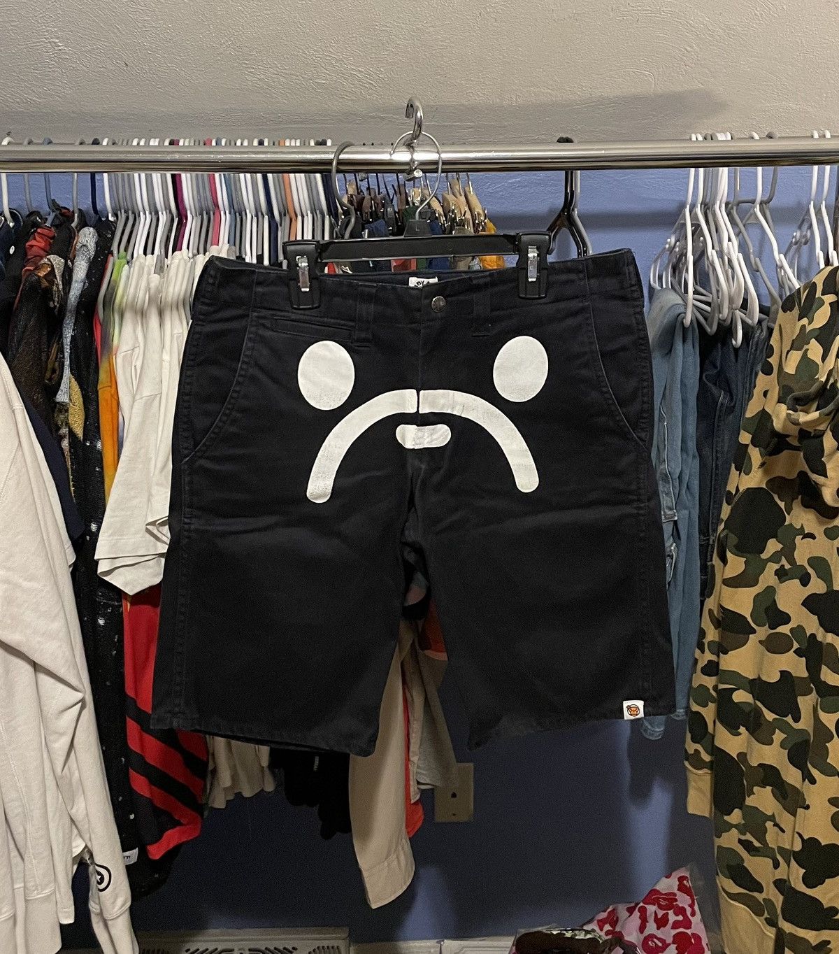 Bape Milo Face Shorts