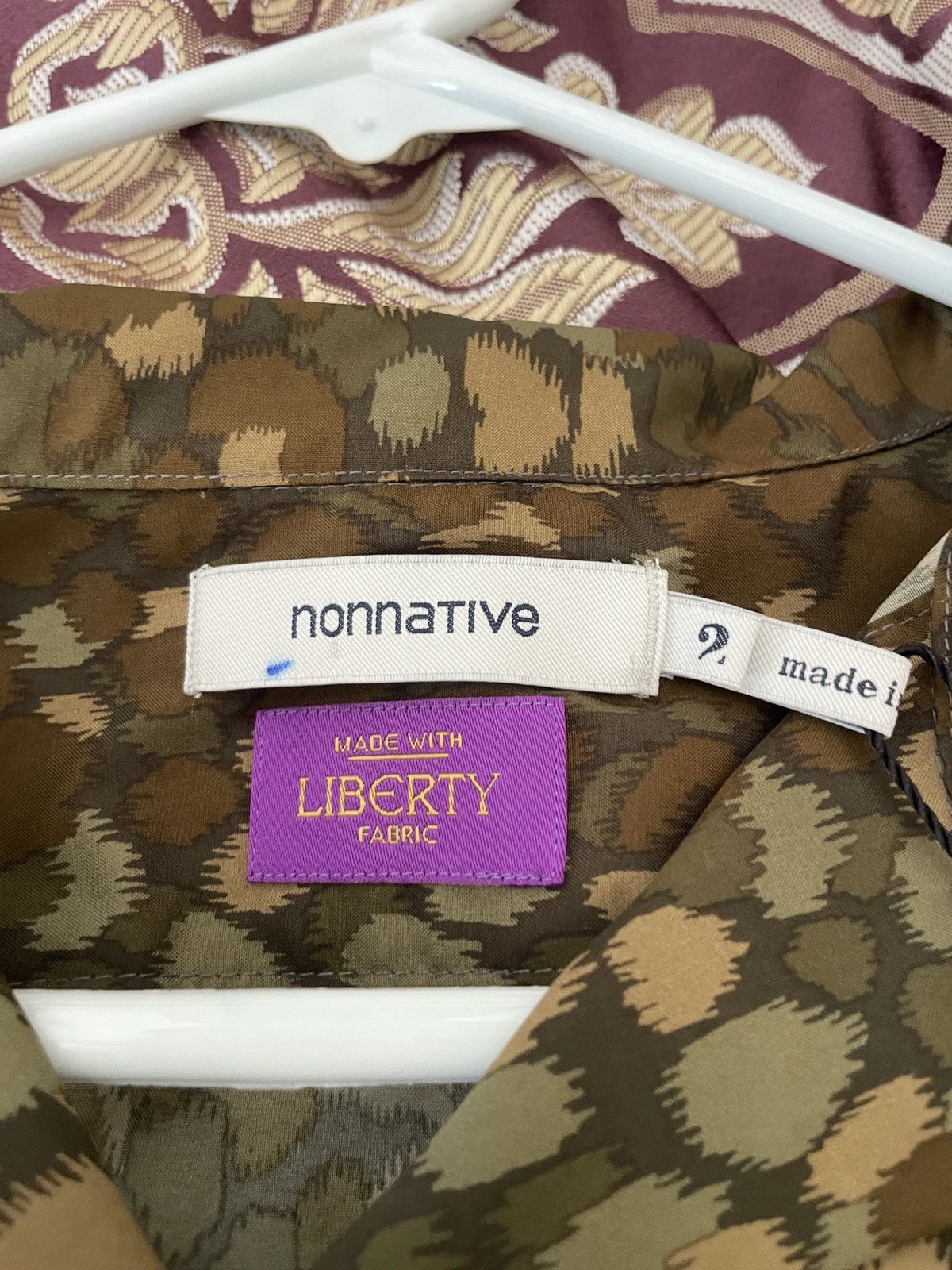 Nonnative Bowler Shirt Poly Broad Liberty Print nwt 412.00 Size US M / EU 48-50 / 2 - 9 Thumbnail