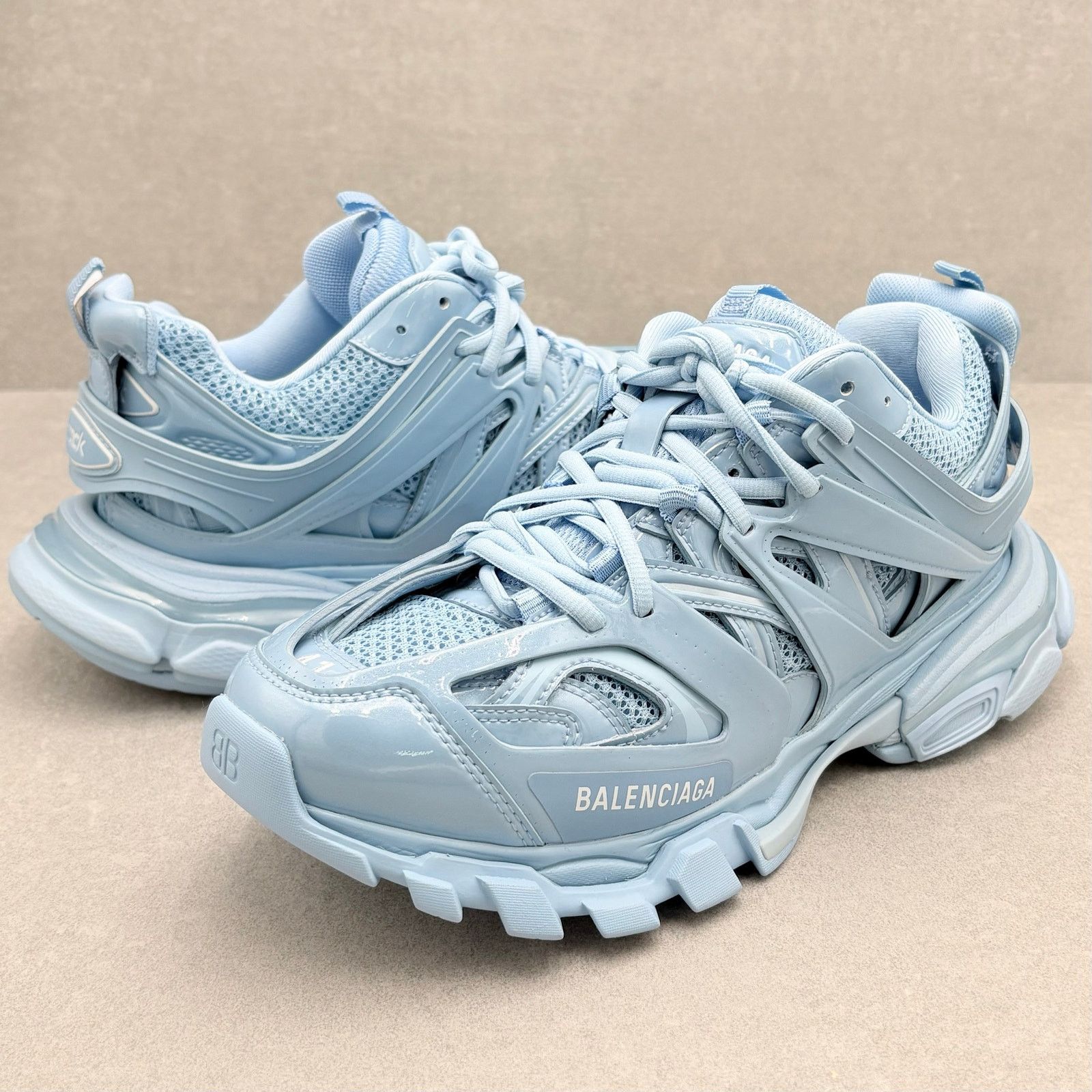 Balenciaga BALENCIAGA TRACK SNEAKERS BLUE SIZE 43 | Grailed