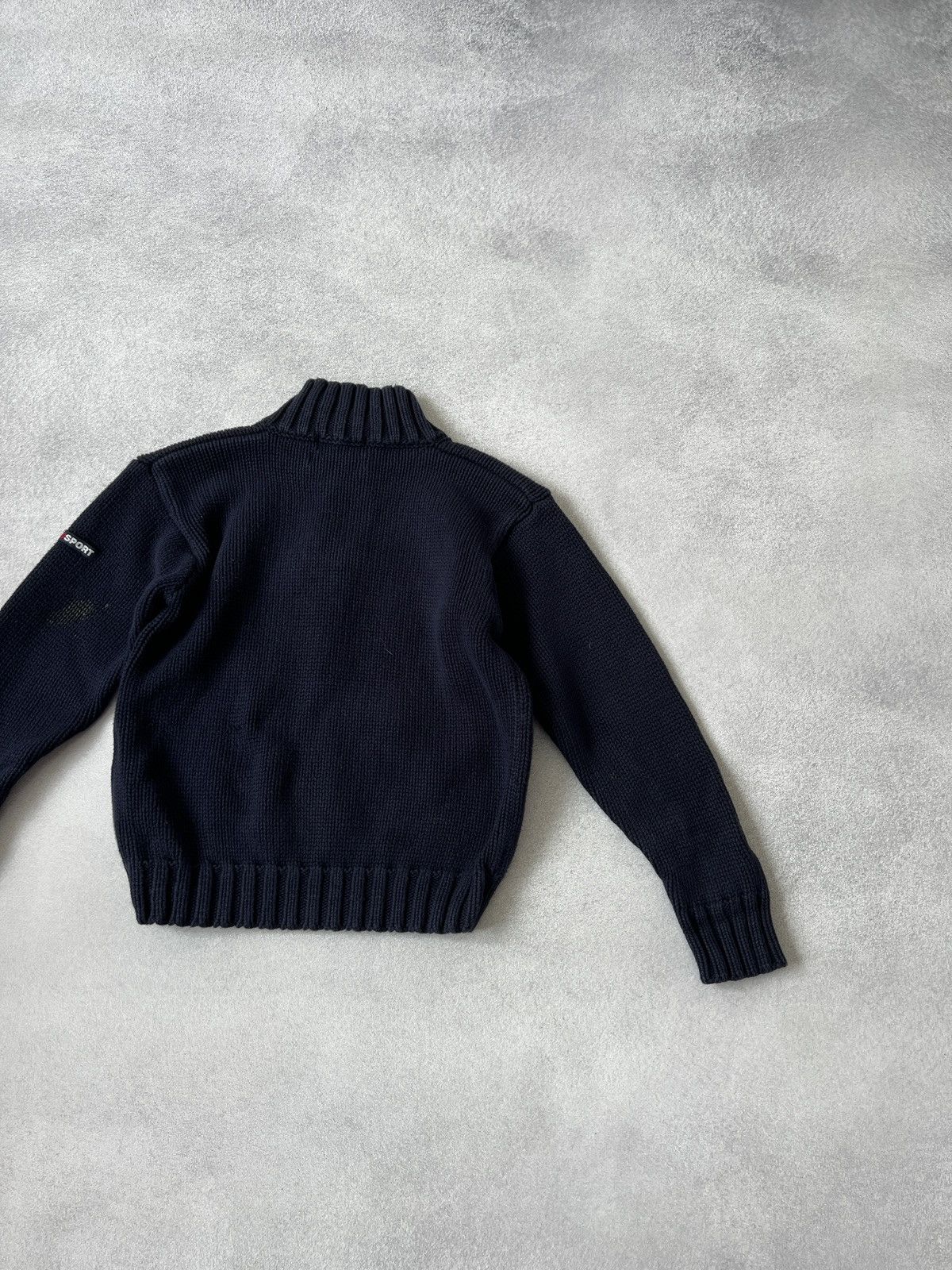 Polo Ralph Lauren × Vintage Vintage Polo Sport USA flag big logo kids sweater Size US XS / EU 42 / 0 - 10 Thumbnail