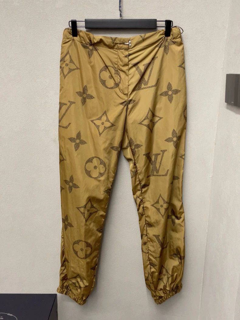 Louis Vuitton Brown Louis Vuitton Printed Long Pants- DMC Size US 31 - 1 Thumbnail