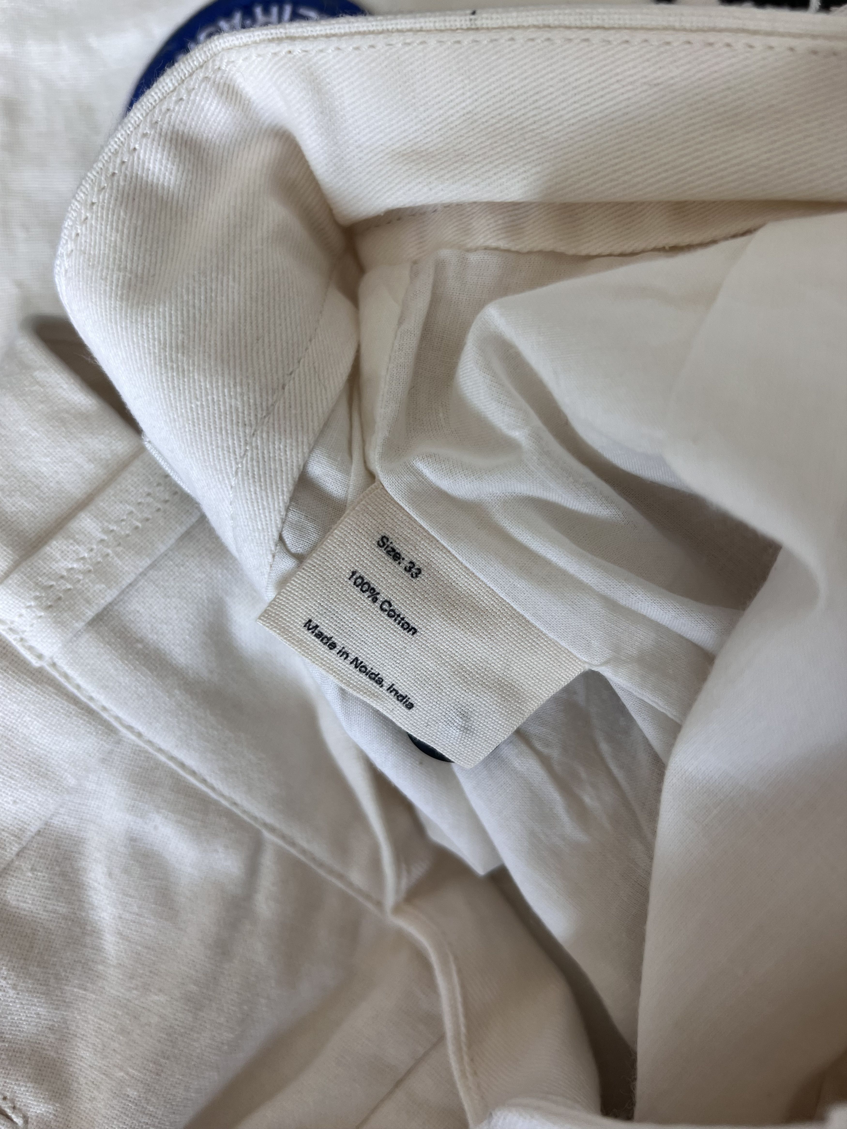 Bode Bode Cambridge Mcnab Trousers in White Size US 33 - 12 Thumbnail