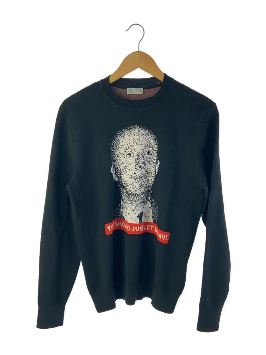 image of Dior Homme "they Should Just Let Us Rave" Wool Knit Sweater in Black, Men's (Size Small)