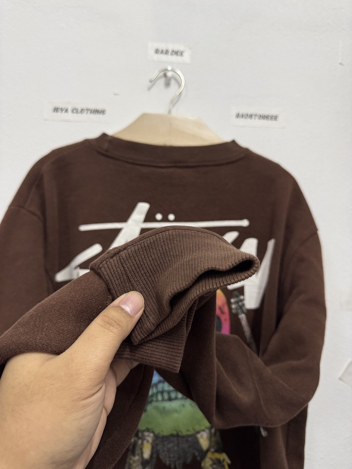 Stussy Vintage Stussy Skeleton Guitar Sweatshirt Size US XL / EU 56 / 4 - 7 Thumbnail