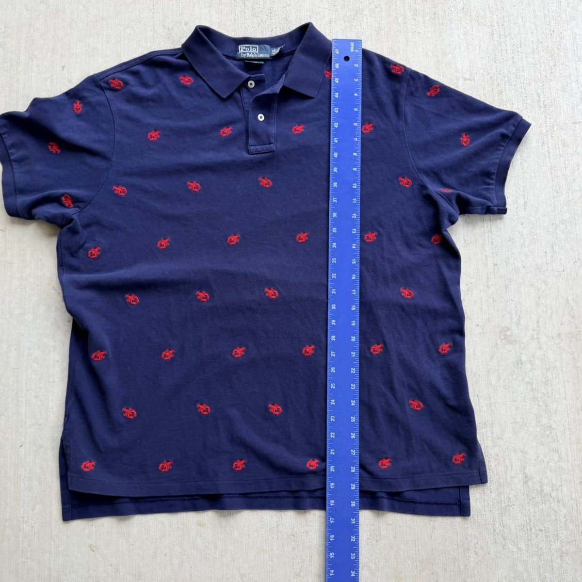 Polo Ralph Lauren Vintage Ralph Lauren Polo Shirt Men Size XXL Lobster AOP Size US XXL / EU 58 / 5 - 5 Thumbnail