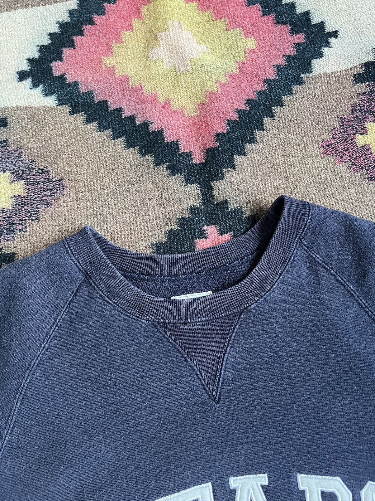 Wtaps WTAPS Japan Navy Blue Logo Design Cotton Sweatshirt Crewneck Size US S / EU 44-46 / 1 - 6 Thumbnail