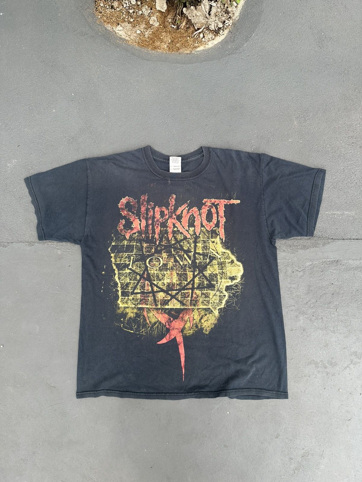 Band Tees Vintage Y2K Slipknot "IOWA MAP" Band Tees Size US L / EU 52-54 / 3 - 1 Thumbnail