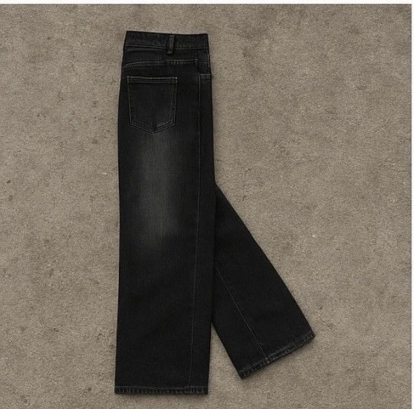 Other Washed Cat Whisker Straight Leg Jeans Size US 30 / EU 46 - 4 Thumbnail