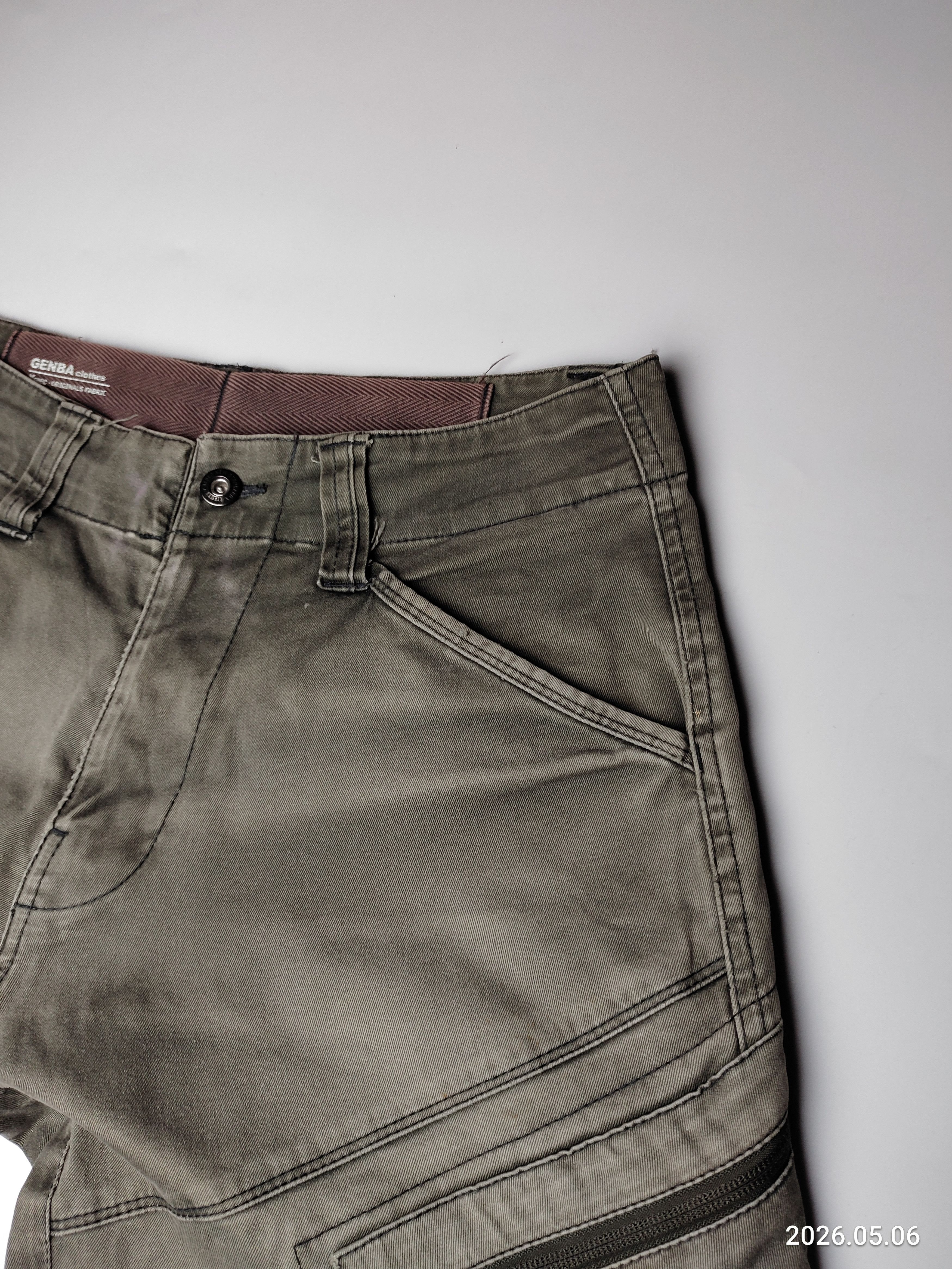 Japanese Brand GENBA XEBEC Faded Vintage Work Wear Pants Size US 30 / EU 46 - 4 Thumbnail