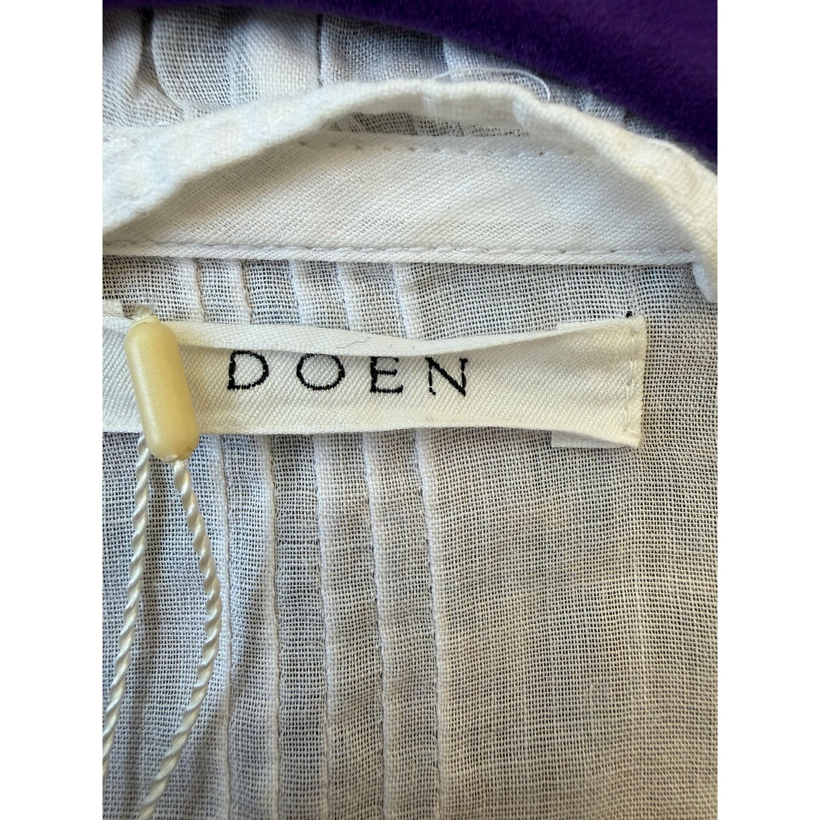 DOEN Doen Ruffle Nadia Dress Size L / US 10 / IT 46 - 3 Thumbnail