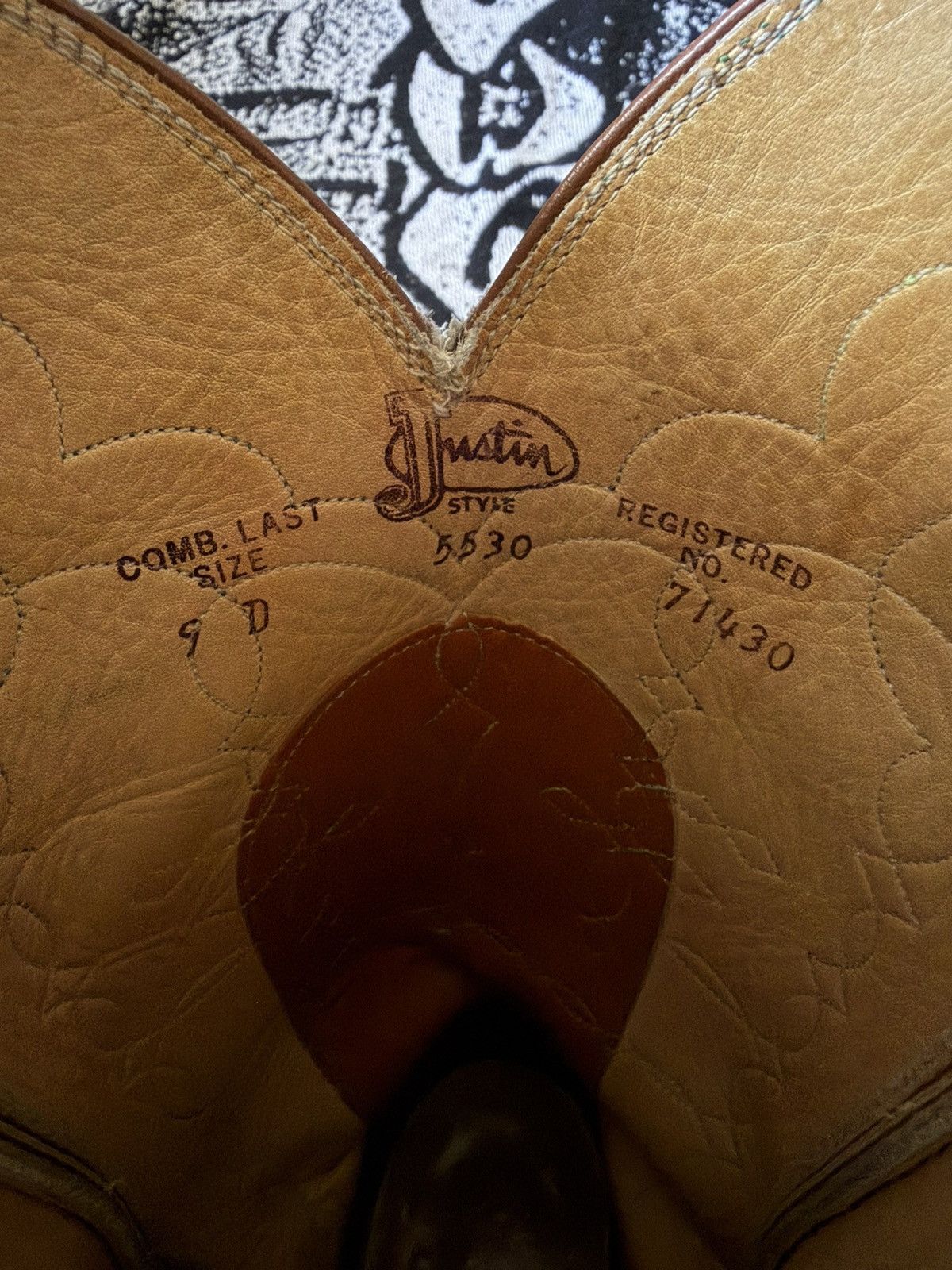 Justin Santiag Western Justin Boot Size US 9 / EU 42 - 4 Thumbnail