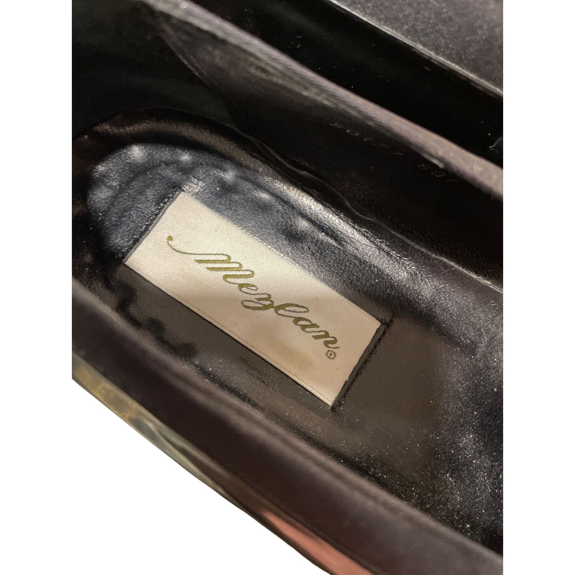 Mezlan Mezlam Mirage mens handmade black patent leather slip on loa Size US 11 / EU 44 - 13 Thumbnail