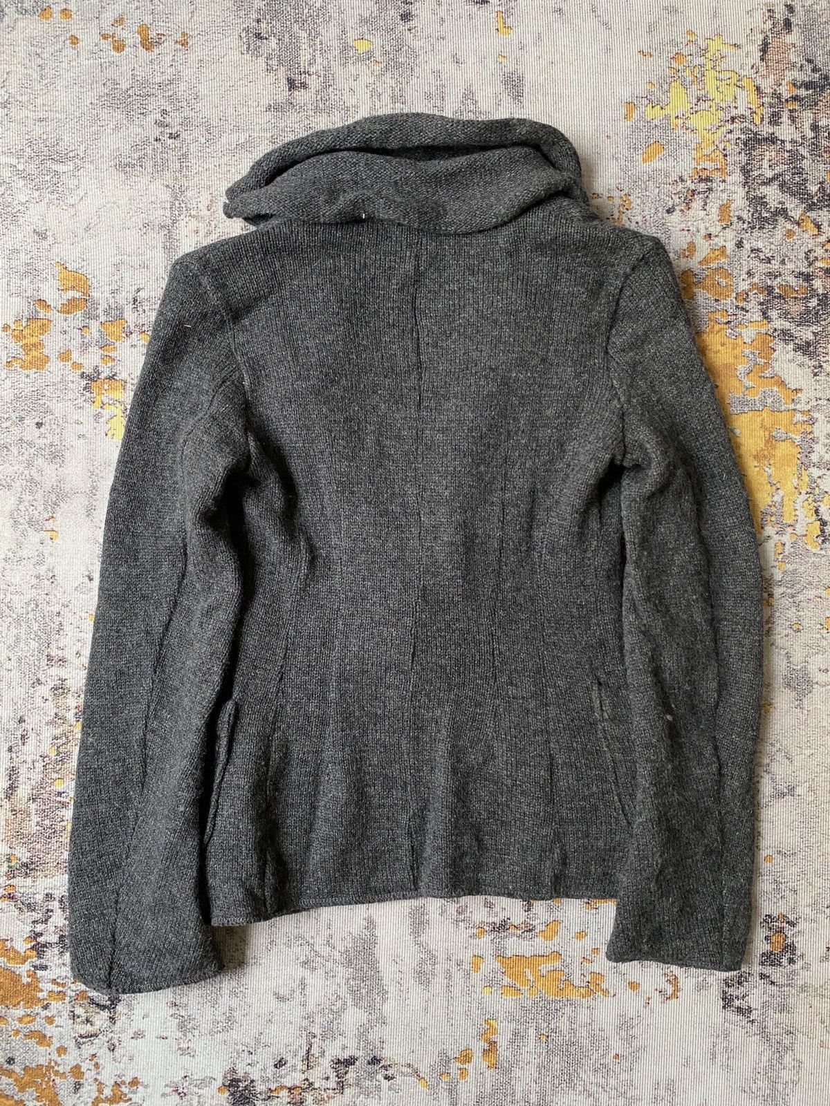Comme des Garcons AD2007 Junya Watanabe Comme Des Garcons Knit Design Coat Size S / US 4 / IT 40 - 5 Thumbnail