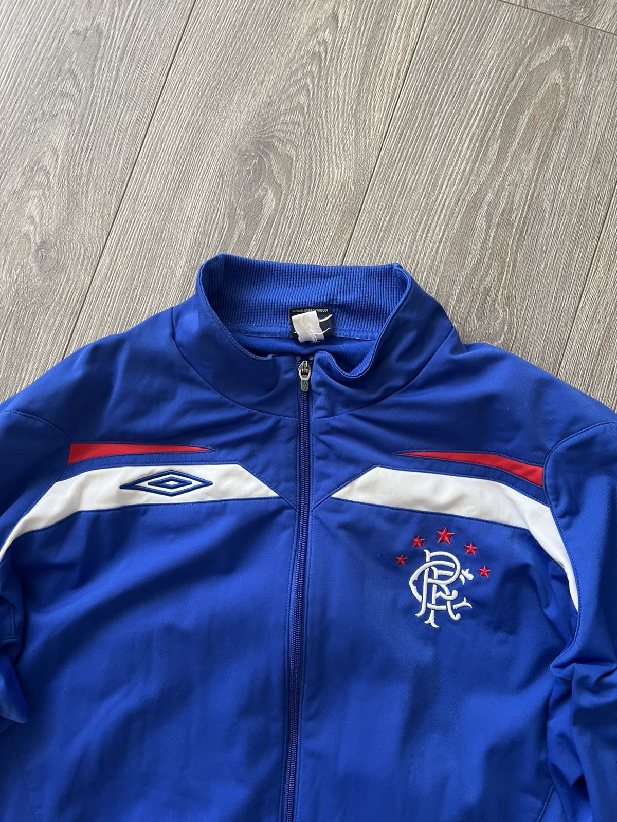 Umbro × Vintage Vintage Umbro Rangers Football Track Jacket Soccer Size US XXL / EU 58 / 5 - 4 Thumbnail