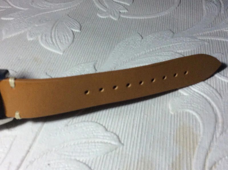 Designer Miro cream /Brown Men's leather strap Watch Size ONE SIZE - 4 Thumbnail