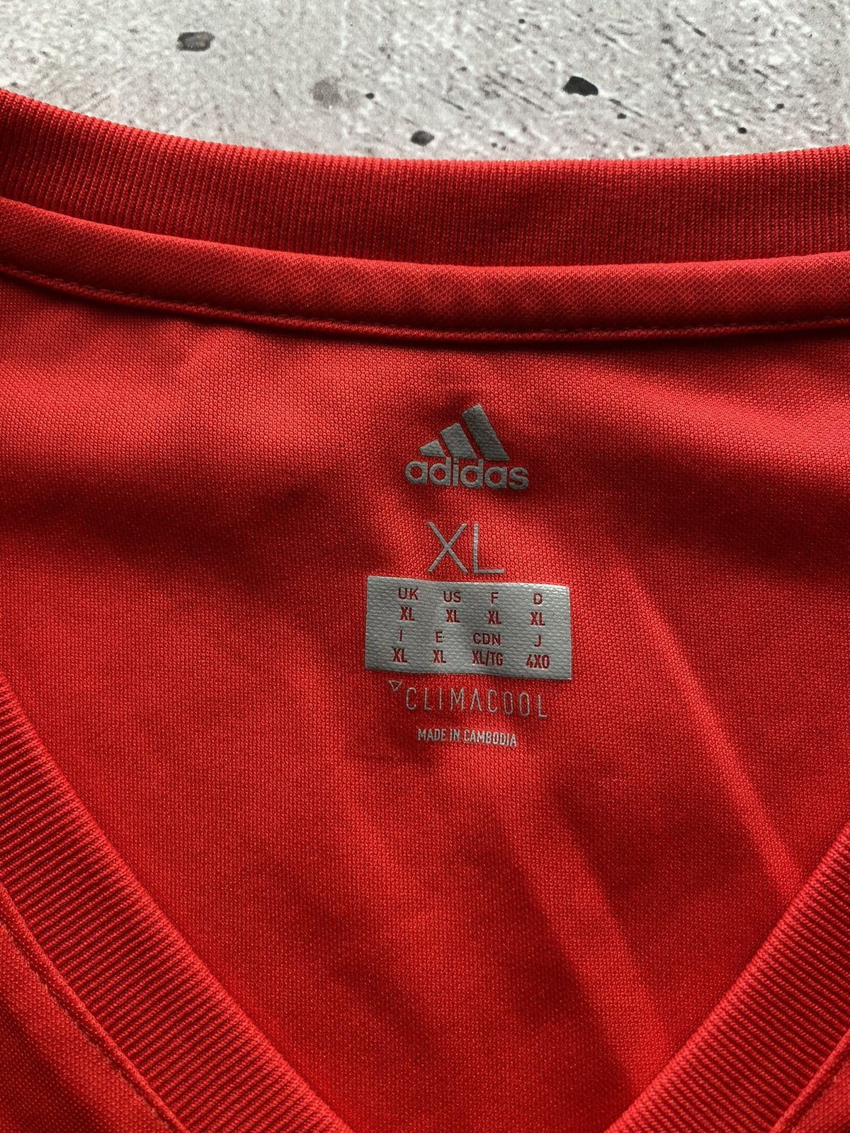 Adidas Vintage 2017/2018 Benfica Adidas Red Soccer Jersey Football Size US XL / EU 56 / 4 - 4 Thumbnail