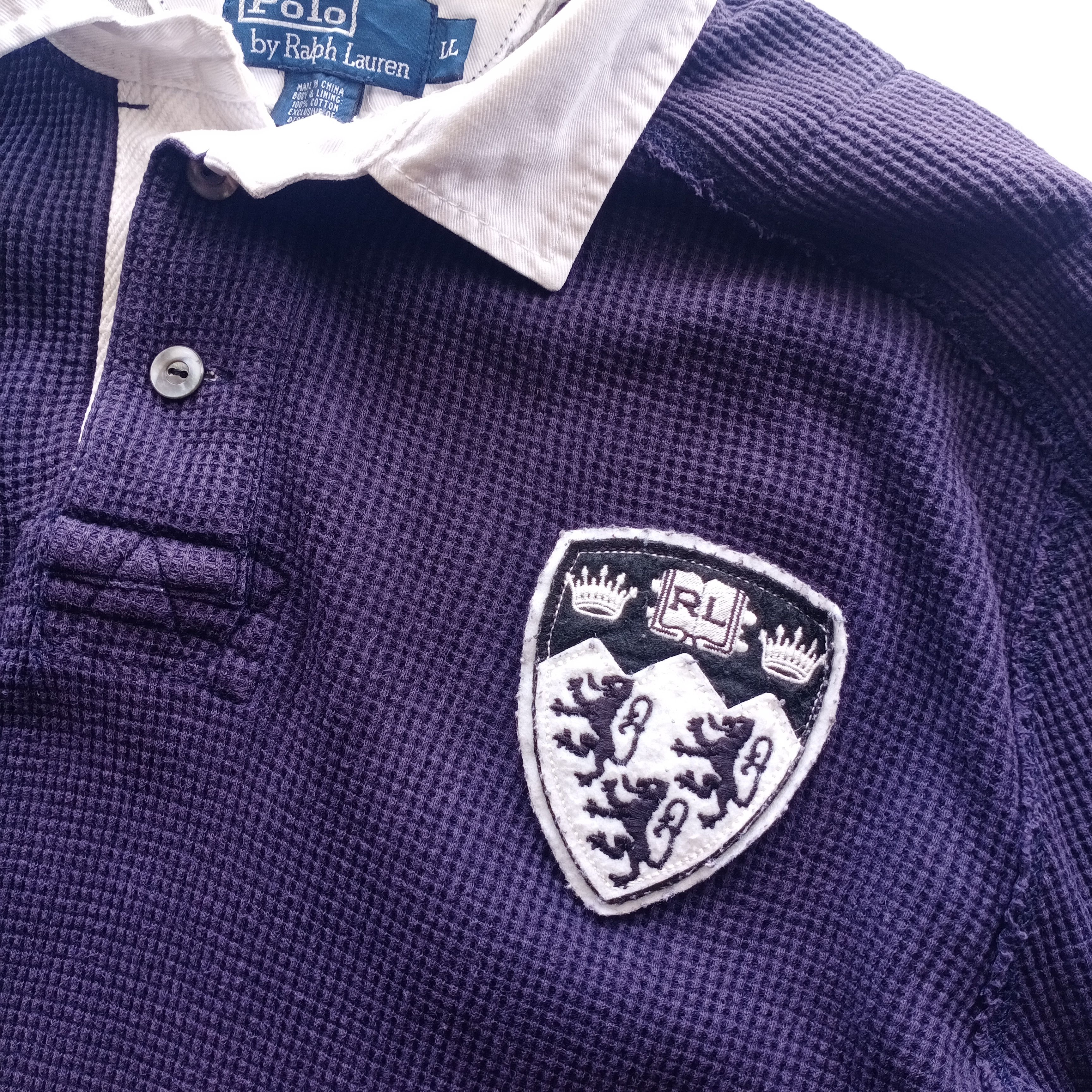 Polo Ralph Lauren Vintage Polo Ralph Lauren Rugby Snow Beach P Wing Javelin Size US XL / EU 56 / 4 - 4 Thumbnail