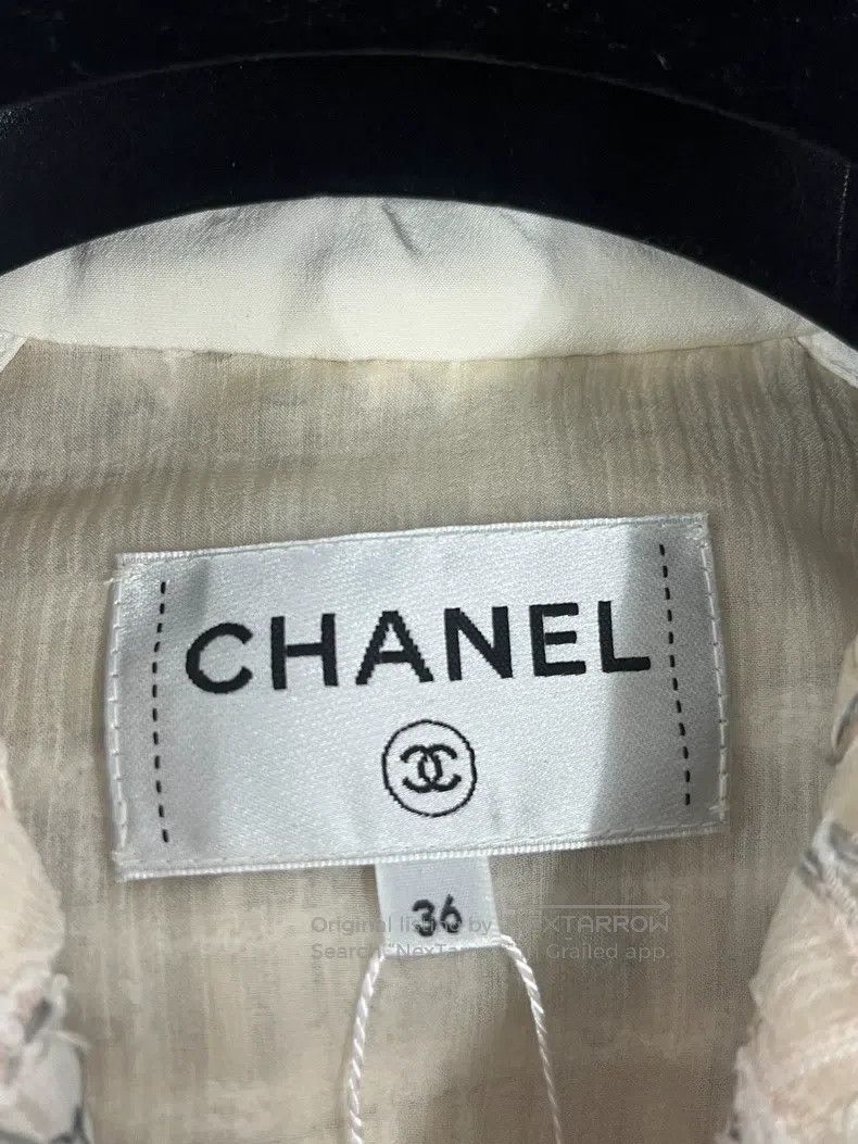 Chanel Chanel 22 Early Spring Light Pink Woven Vest Size XS / US 0-2 / IT 36-38 - 4 Thumbnail