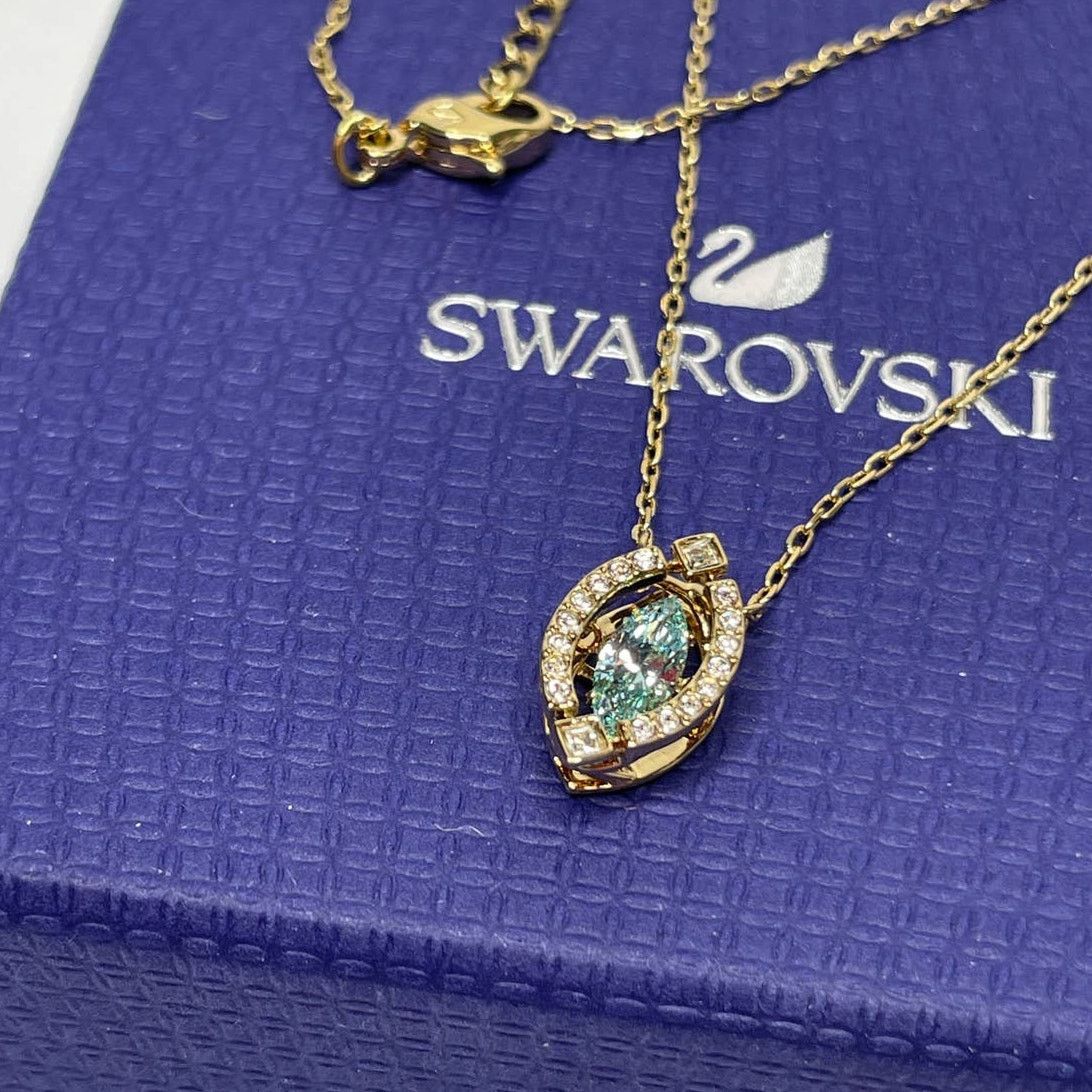Swarovski Swarovski Sparkling Dance necklace Green Size ONE SIZE - 4 Thumbnail
