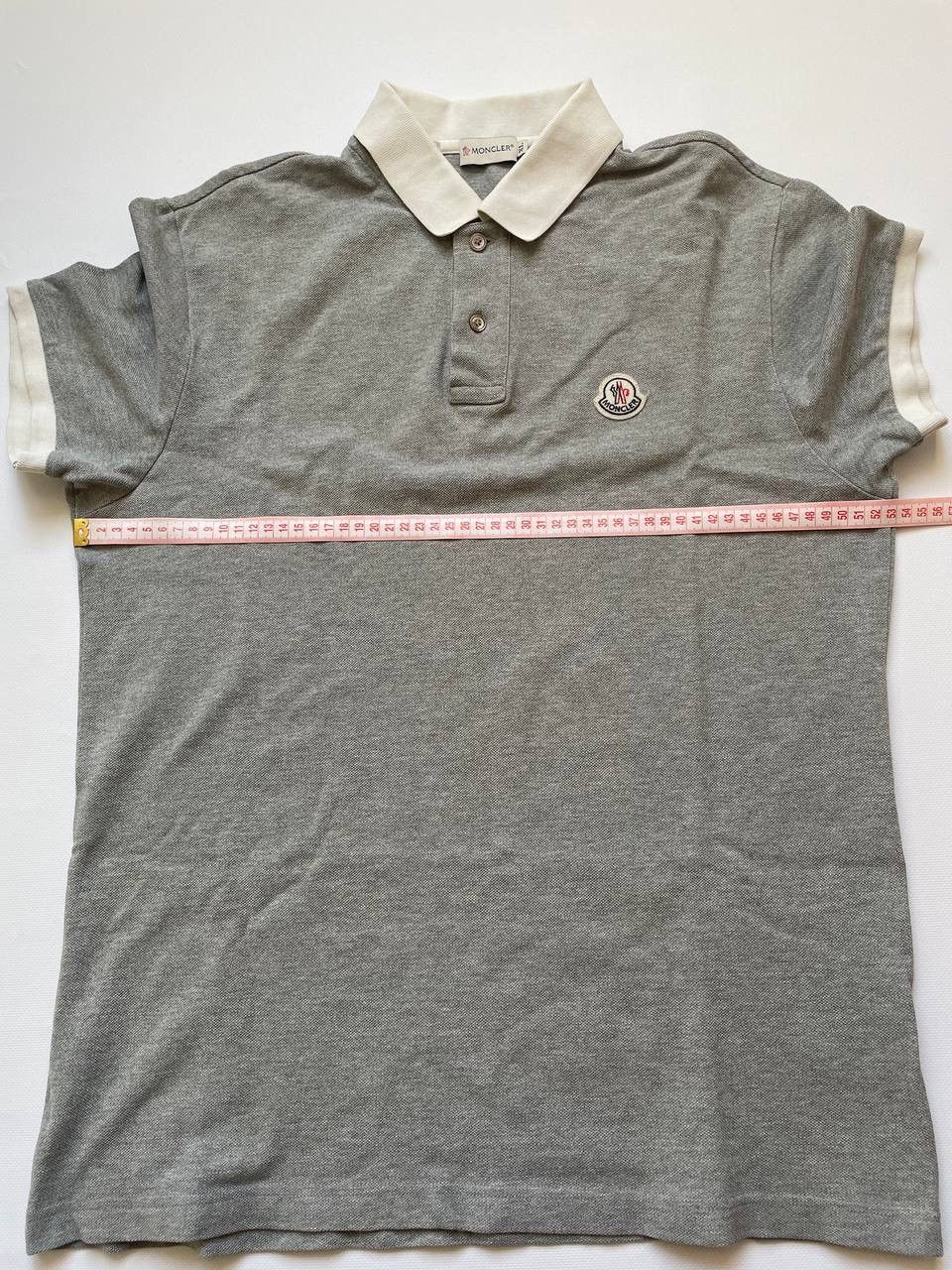Moncler Vintage Moncler polo shirt gray XL t luxury Size US XL / EU 56 / 4 - 7 Thumbnail