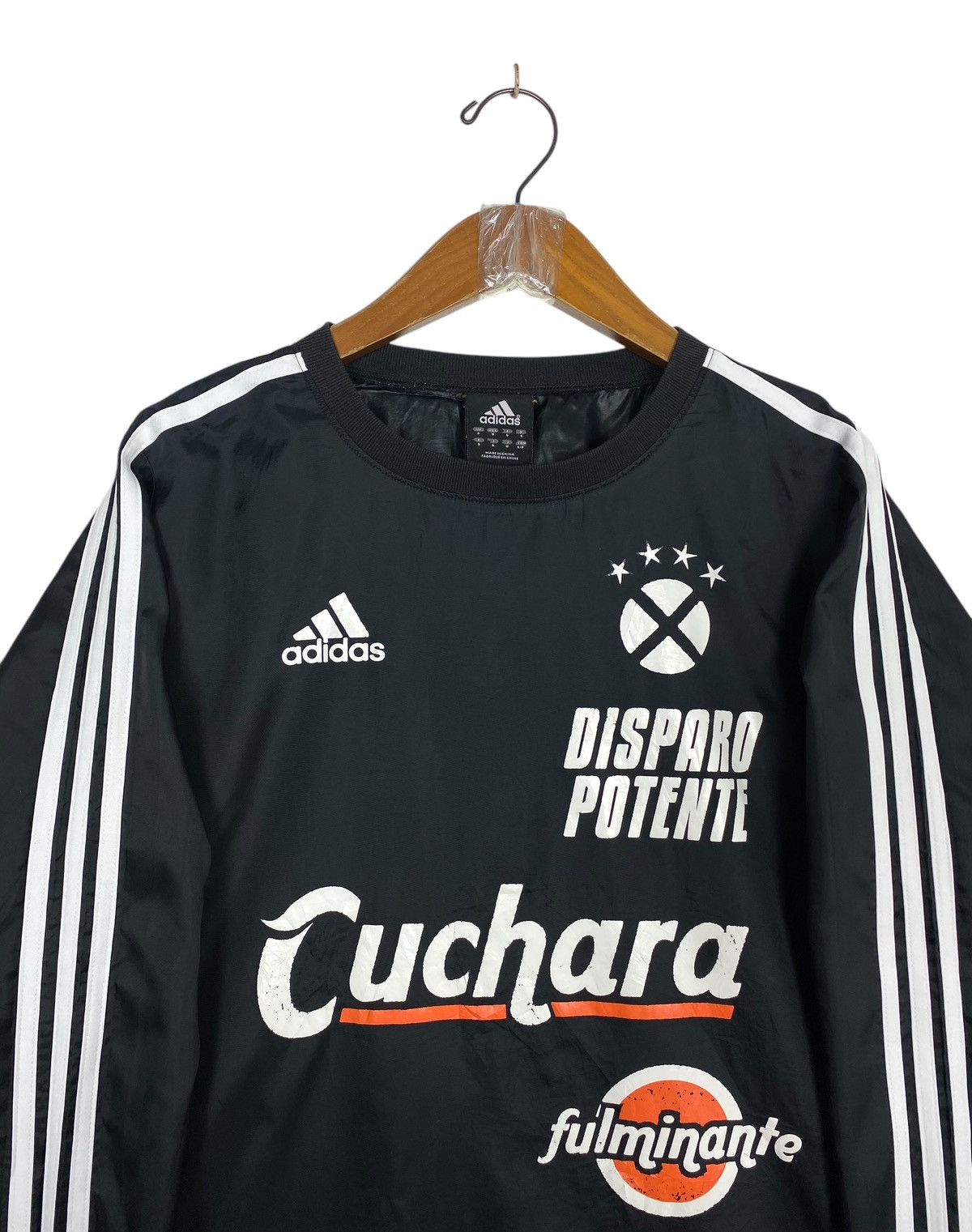 Adidas Rare‼️ Adidas Disparo Potente Big Logo Light Jacket Size US S / EU 44-46 / 1 - 4 Thumbnail