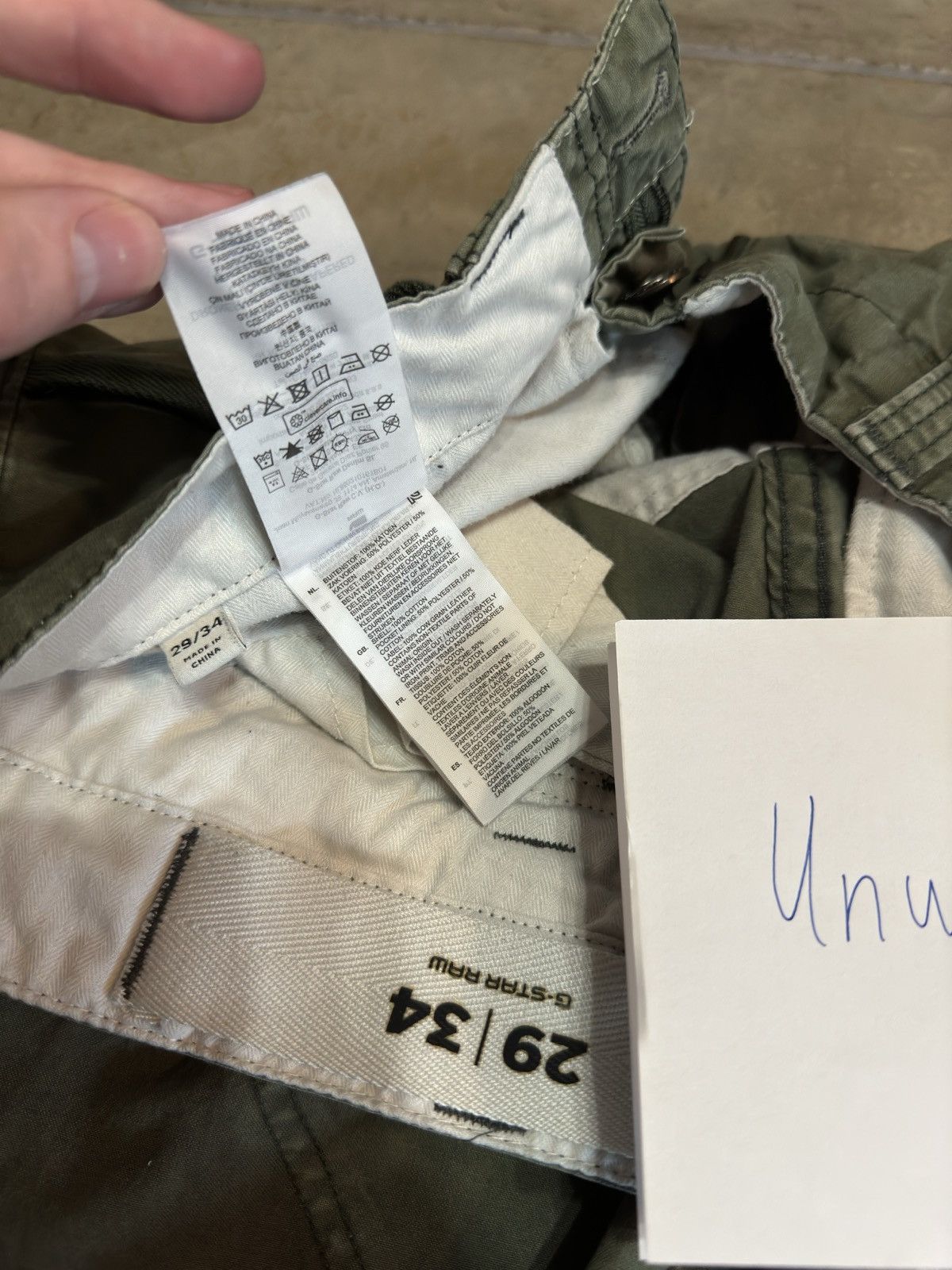G-Star DRONER RELAXED TAPERED CARGO PANT Size US 29 - 8 Thumbnail