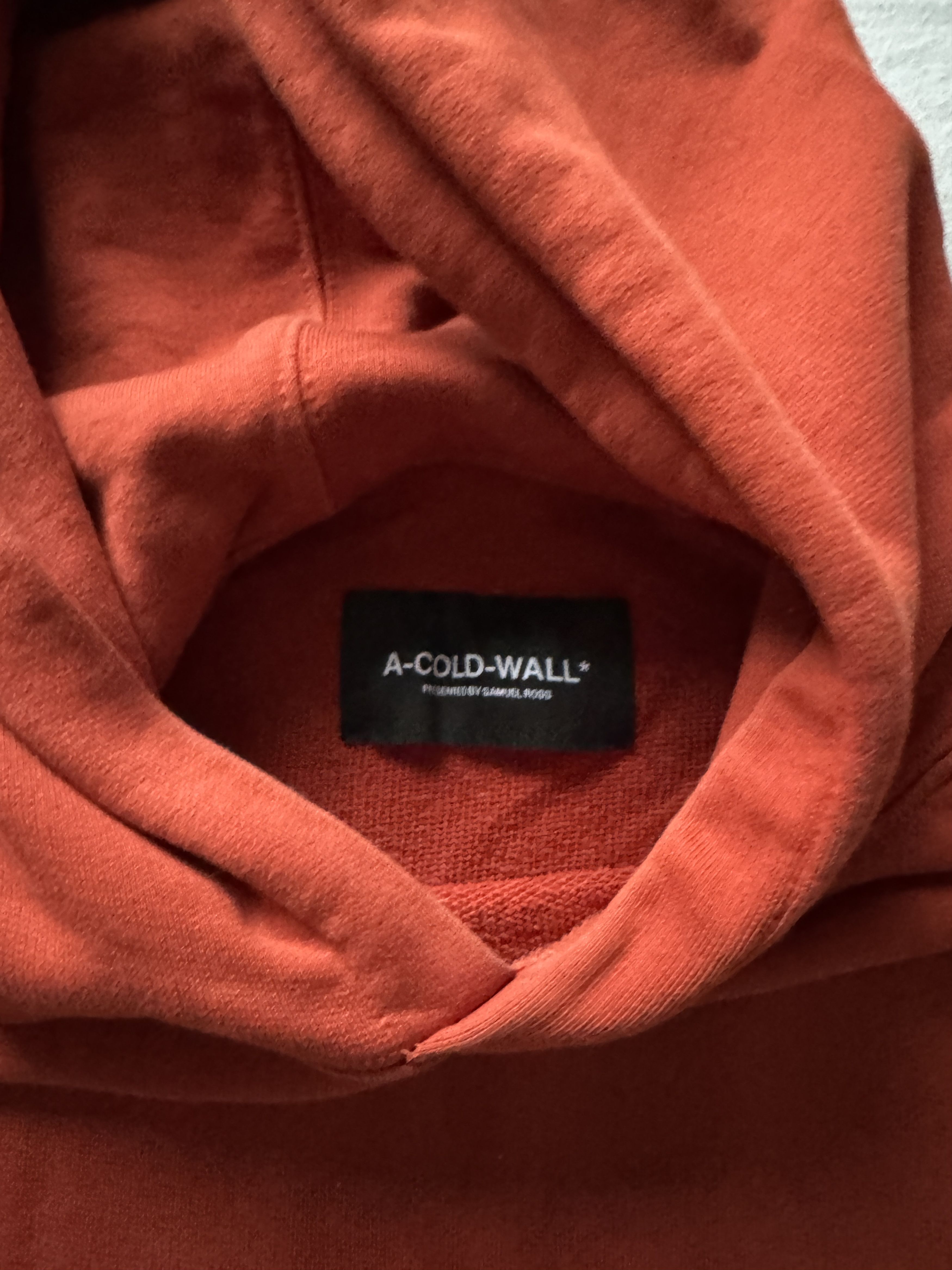 A-COLD-WALL* A Cold Wall ACW Embroidered Logo Hoodie - Red - Size M Size US M / EU 48-50 / 2 - 6 Thumbnail
