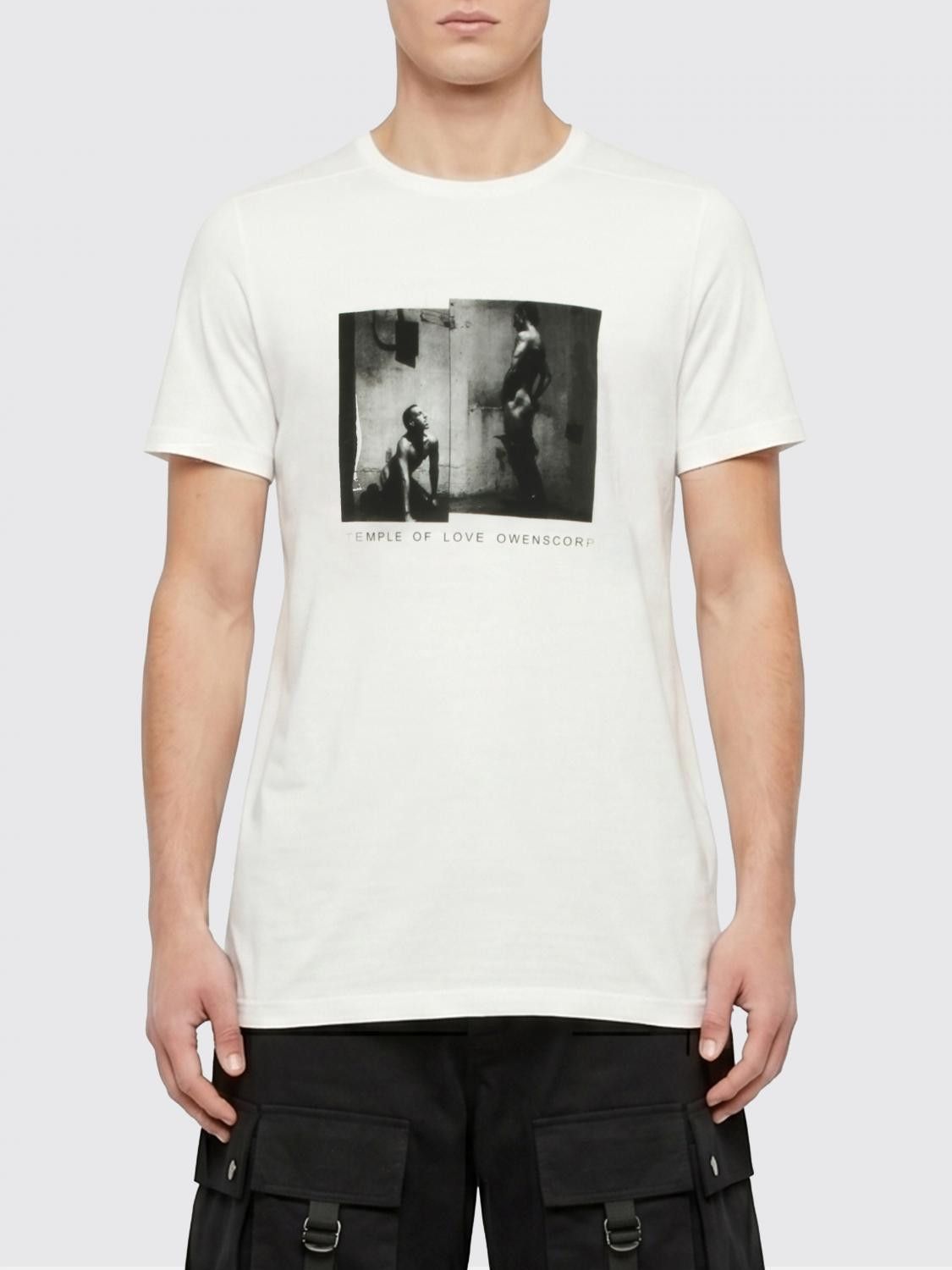 Rick Owens Drkshdw Rick Owens Drkshdw T-Shirt Men Milk Size US M / EU 48-50 / 2 - 1 Thumbnail