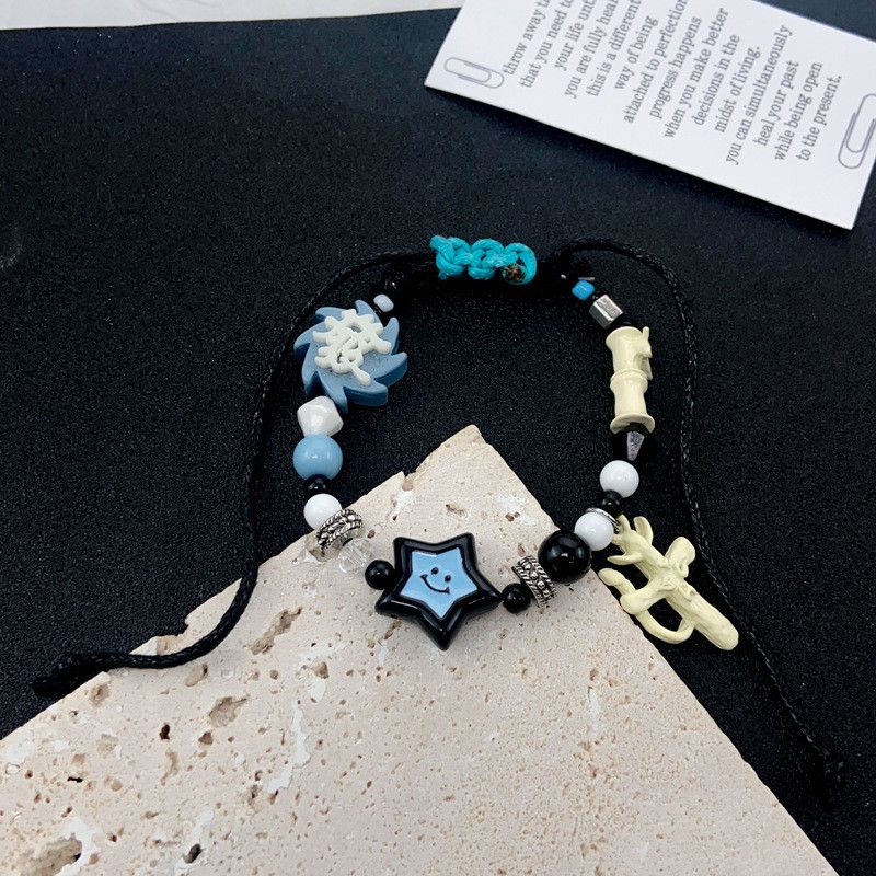 Jewelry Star Retro Bracelet Y2K Punk Chain Gotch Bracelets Chains Size ONE SIZE - 6 Thumbnail