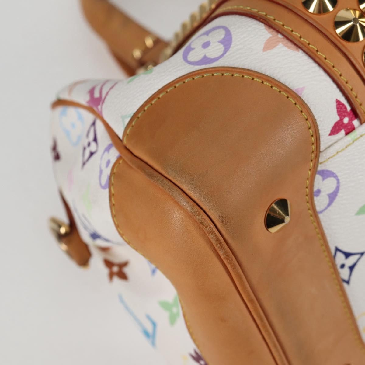 Louis Vuitton LOUIS VUITTON Monogram Multicolor Courtney MM Bag White Size ONE SIZE - 14 Thumbnail