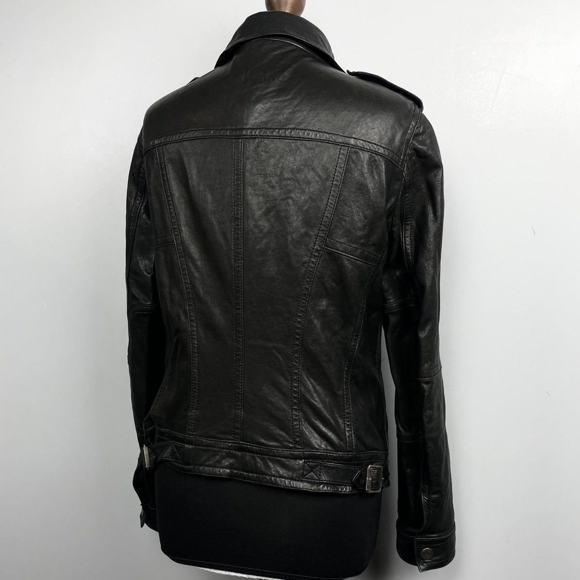 John Galliano John Galliano Women’s Leather Jacket Avantgarde y2k Size M / US 6-8 / IT 42-44 - 4 Thumbnail