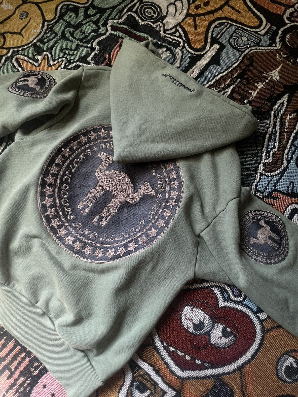 murd333r.fm Murd333r.Fm ‘ 🌐 Sage 🌐‘ Swamp Angels Hoodie Size US S / EU 44-46 / 1 - 13 Thumbnail