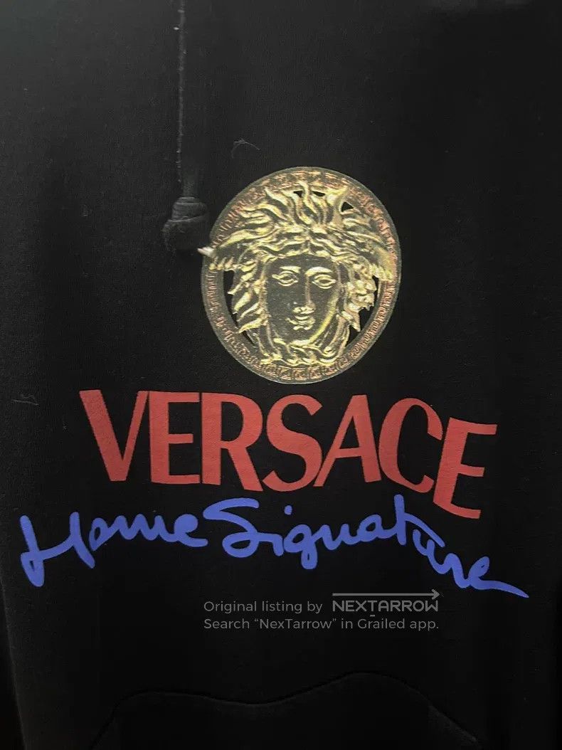 Versace Versace Printed cotton hooded sweatshirt Size US S / EU 44-46 / 1 - 2 Thumbnail