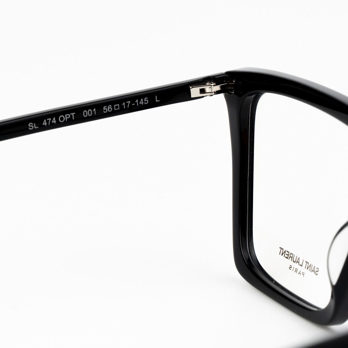 Saint Laurent Paris NEW Saint Laurent SL474OPT 001 Square Unisex Eyeglasses Size ONE SIZE - 9 Thumbnail